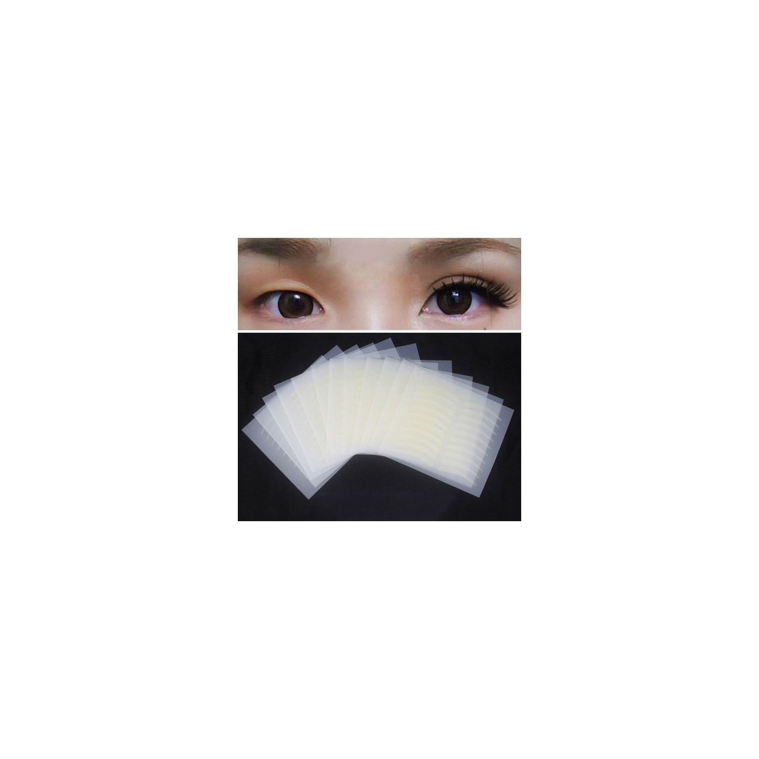 1000PCS Eyes Stickers, Net Type Thin Length Double Eyelid Tape Eye Cosmetic Makeup Tools With Tools