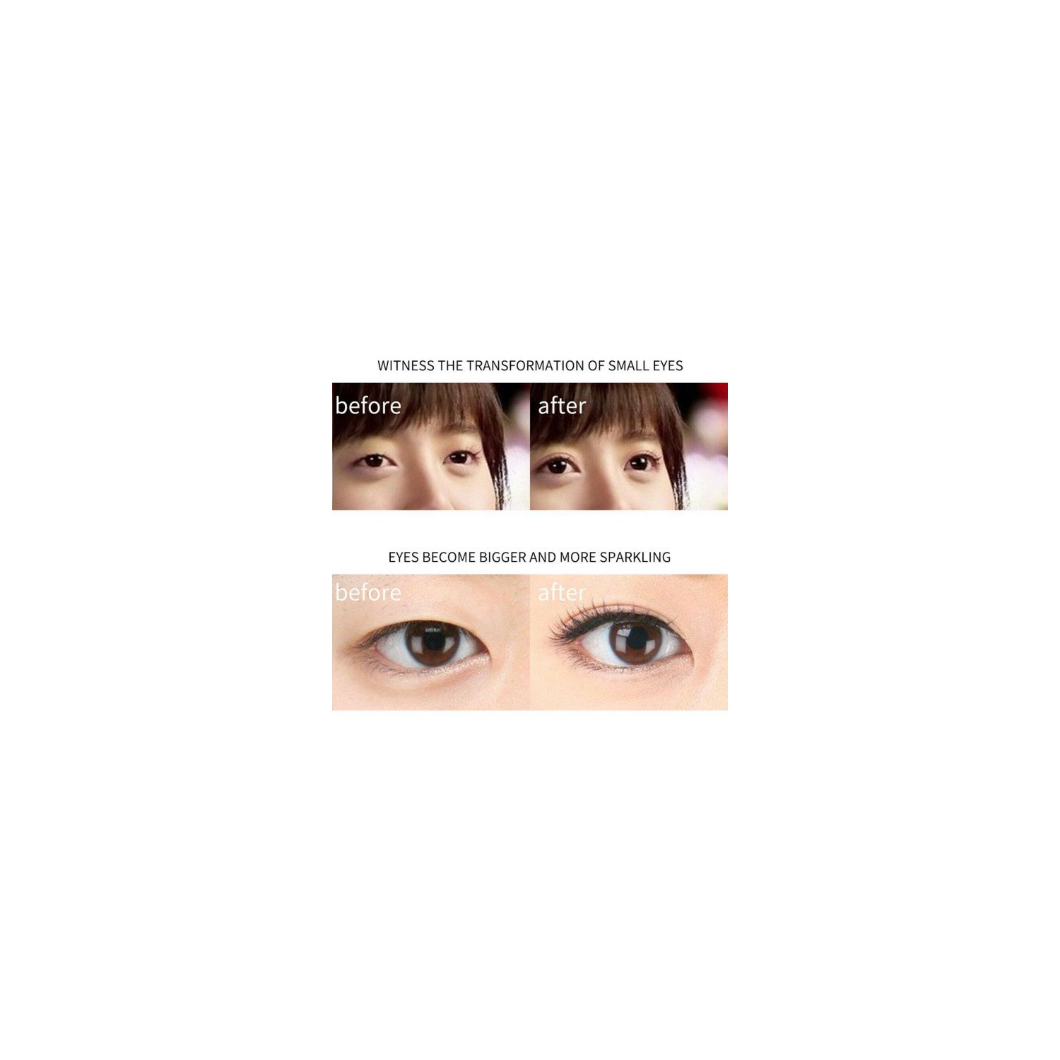 1000PCS Eyes Stickers, Net Type Thin Length Double Eyelid Tape Eye Cosmetic Makeup Tools With Tools