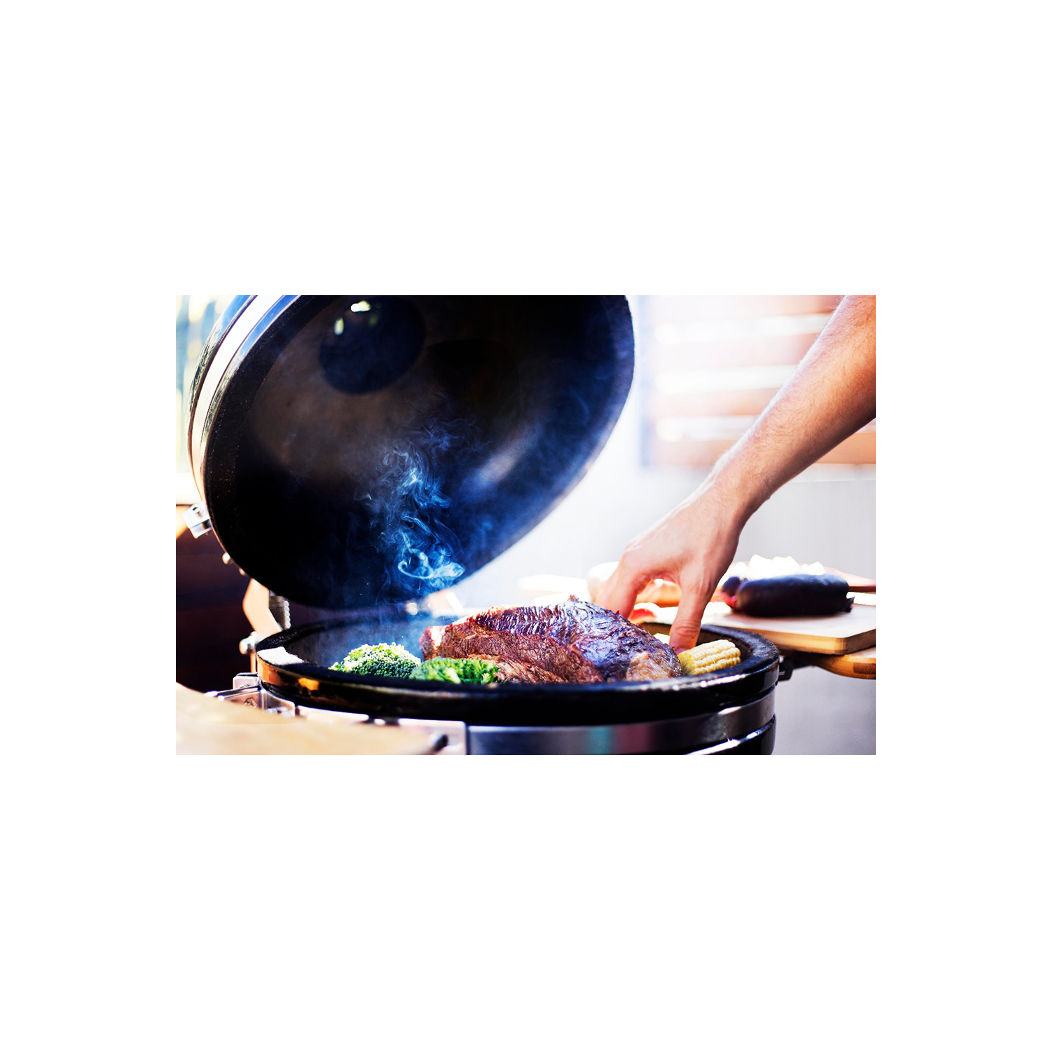 Robico Kamado – four d’extérieur et barbecue, 16 po