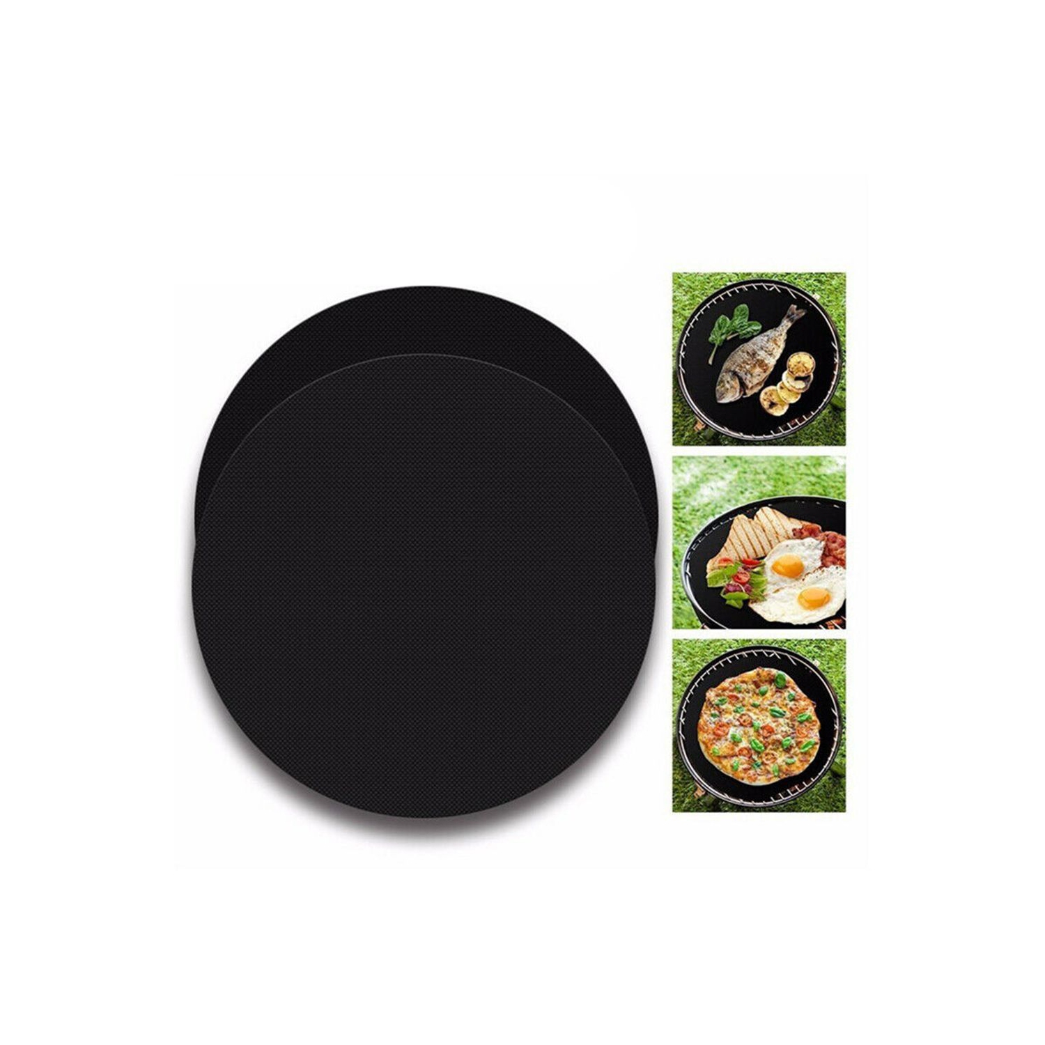 Tapis de cuisson antiadhésif pour barbecue extérieur, réutilisable et facile à nettoyer fonctionnant au gaz