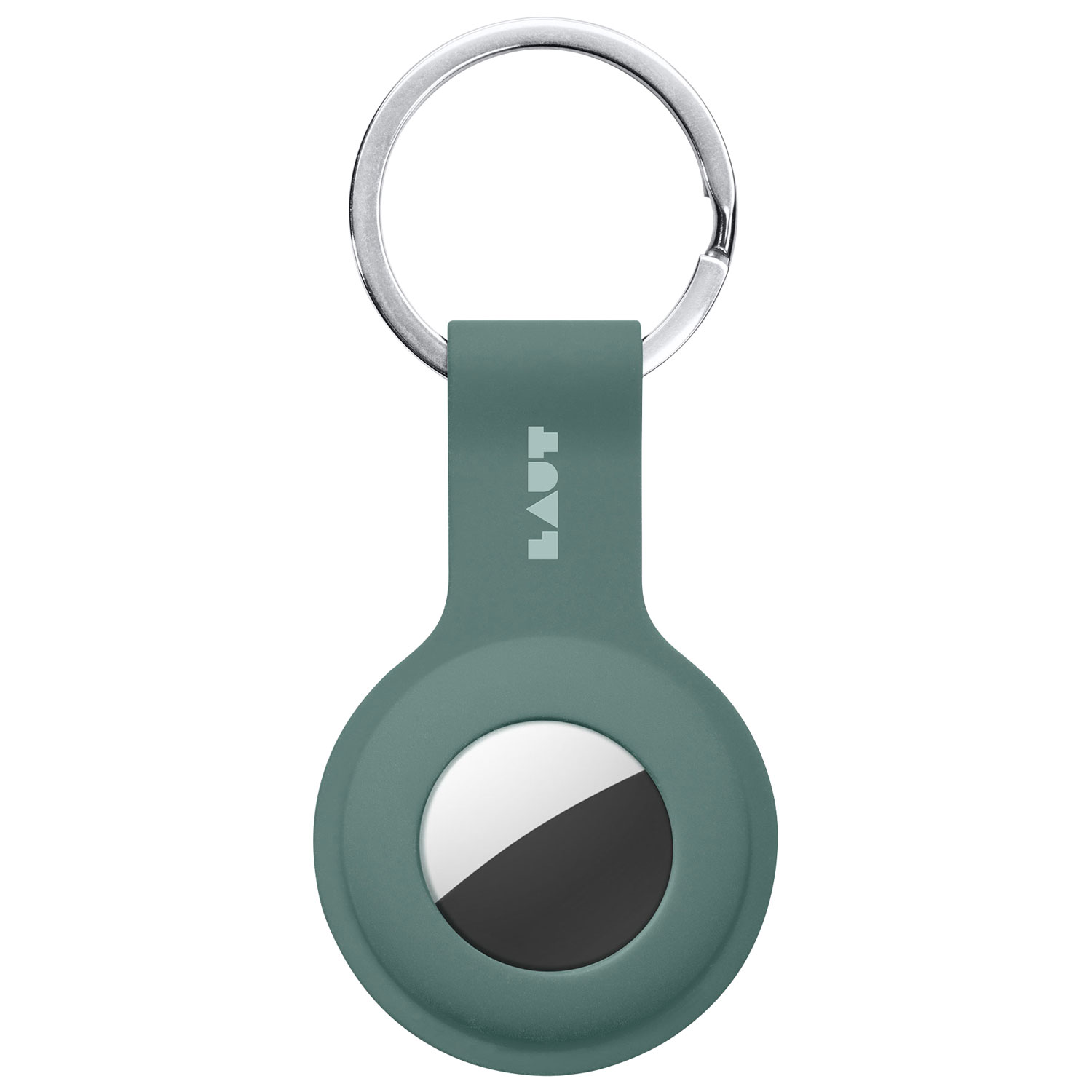 LAUT Huex Tag Case with Key Ring for AirTag - Sage Green
