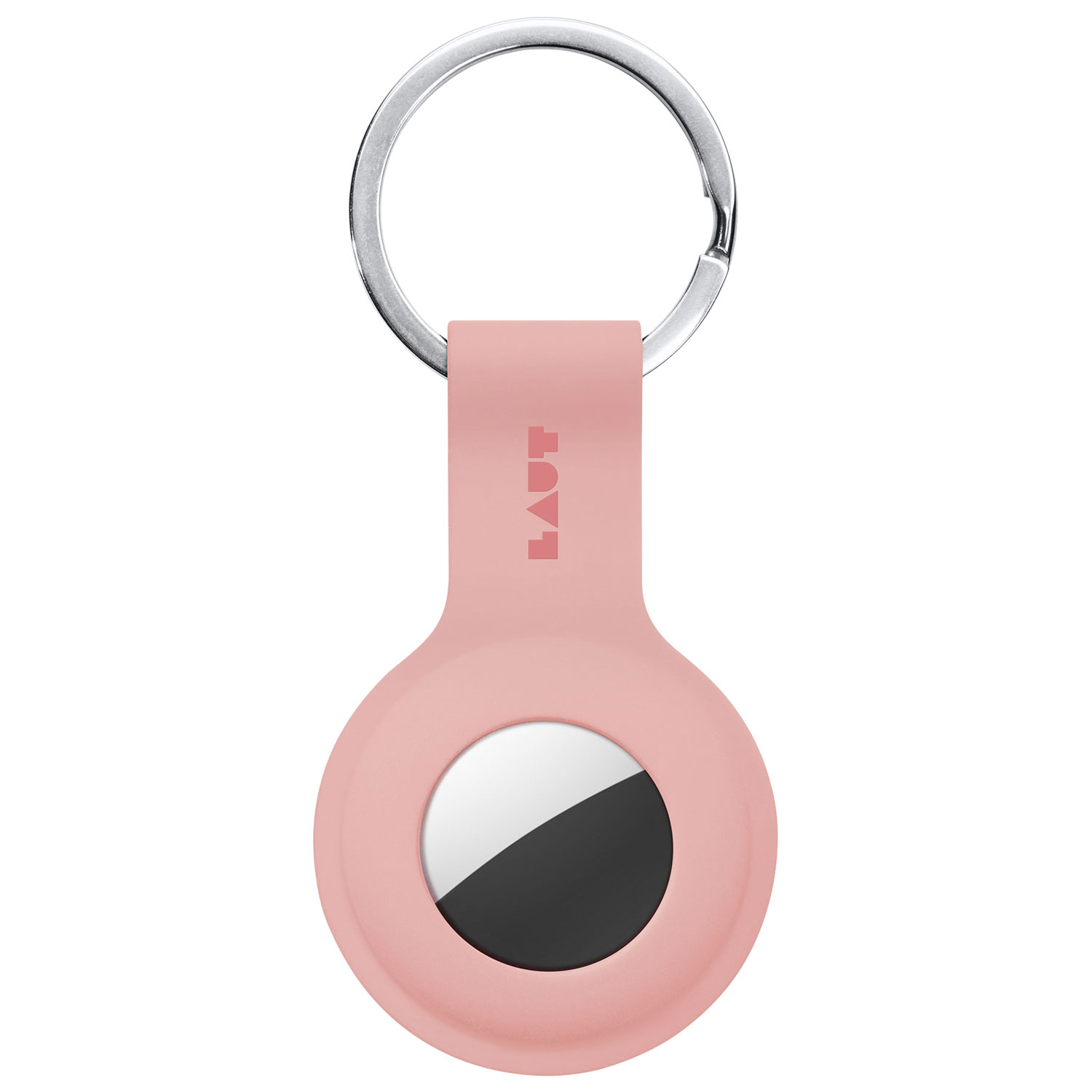 LAUT Huex Tag Case with Key Ring for AirTag - Blush Pink