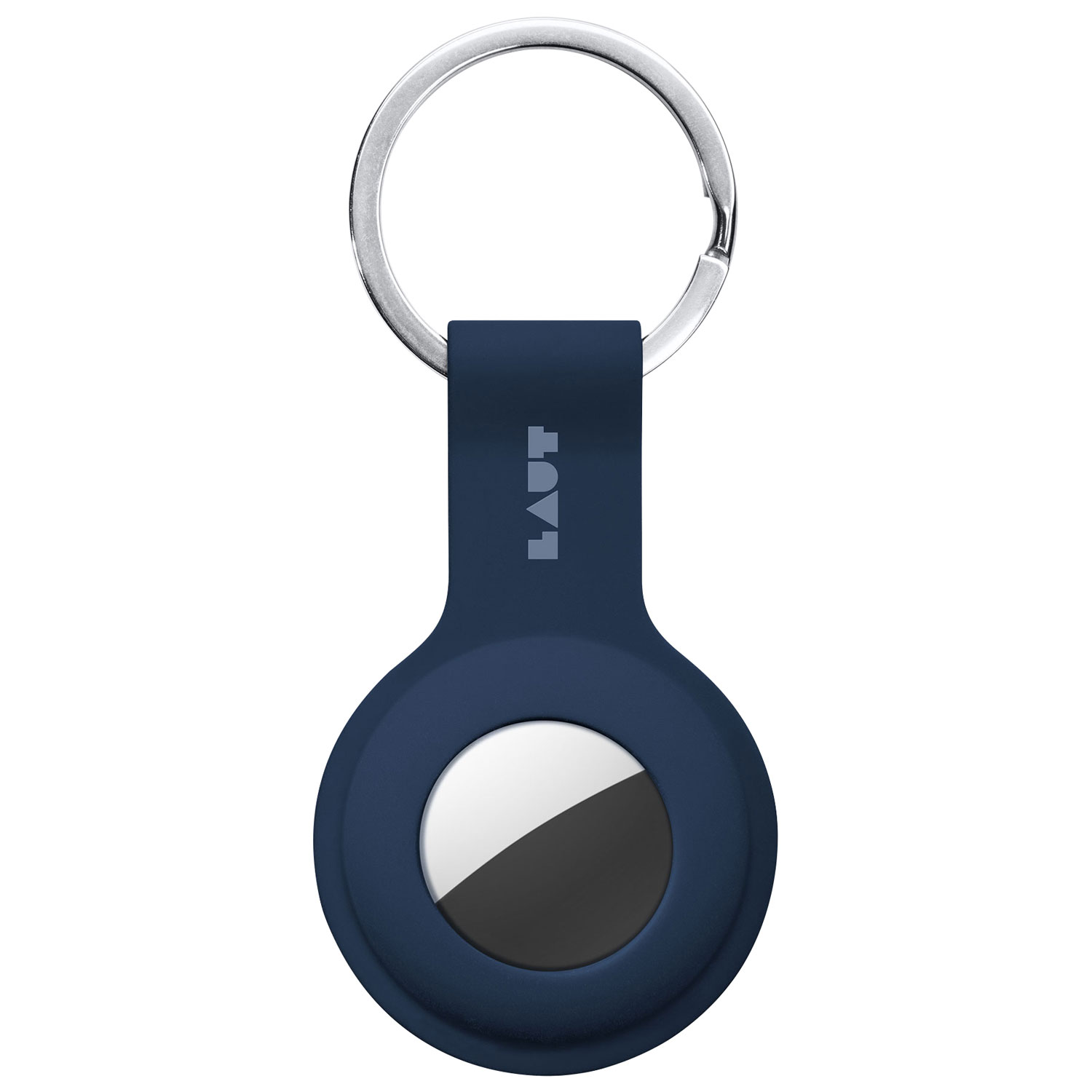 LAUT Huex Tag Case with Key Ring for AirTag - Navy