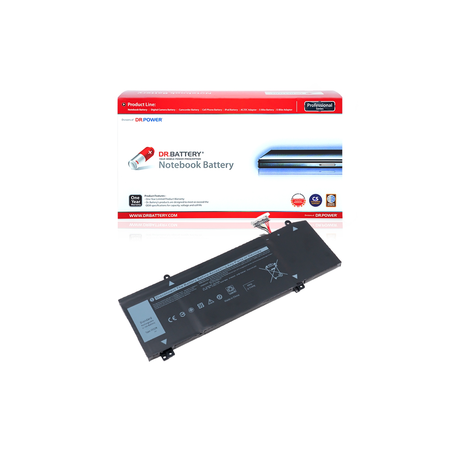DR. BATTERY - Replacement for Dell G7 15 7590-D2885B / 7590-D3885B / 7590-D3888B / 7590-R2742KB / 1F22N / XRGXX / 06YV0V