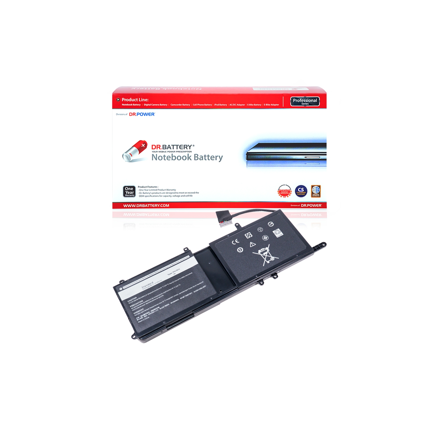 DR. BATTERY - Replacement for Dell Alienware 15 17 ALW17C-D3858S / 17 ALW17C-D3859S / 17 ALW17C-D3868S / 9NJM1 / HF250
