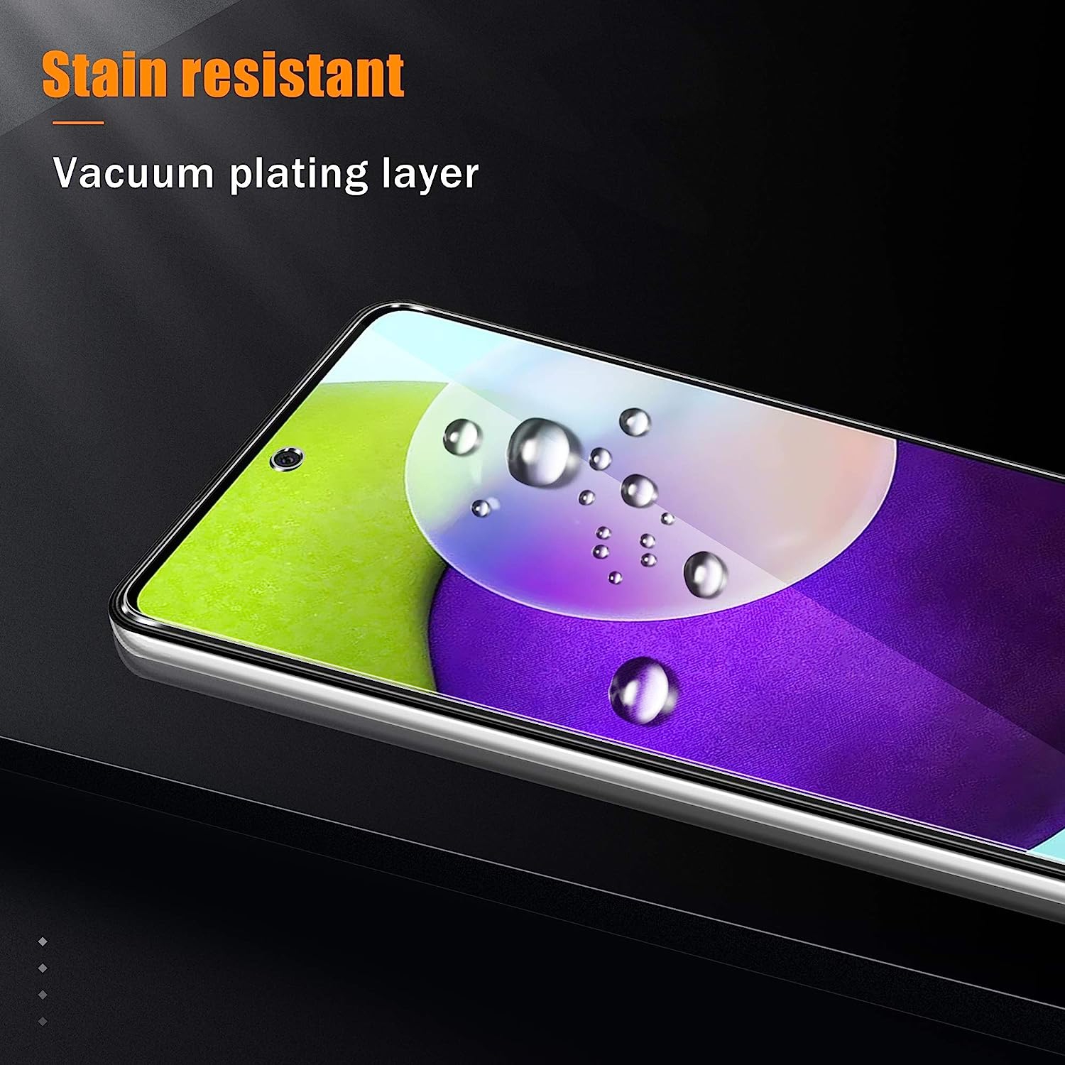 Paquet de 2 protecteurs d’écran en verre trempé UniqueMe compatibles avec le Galaxy A52 5G de Samsung, cadre à installer facile Bubble Fre