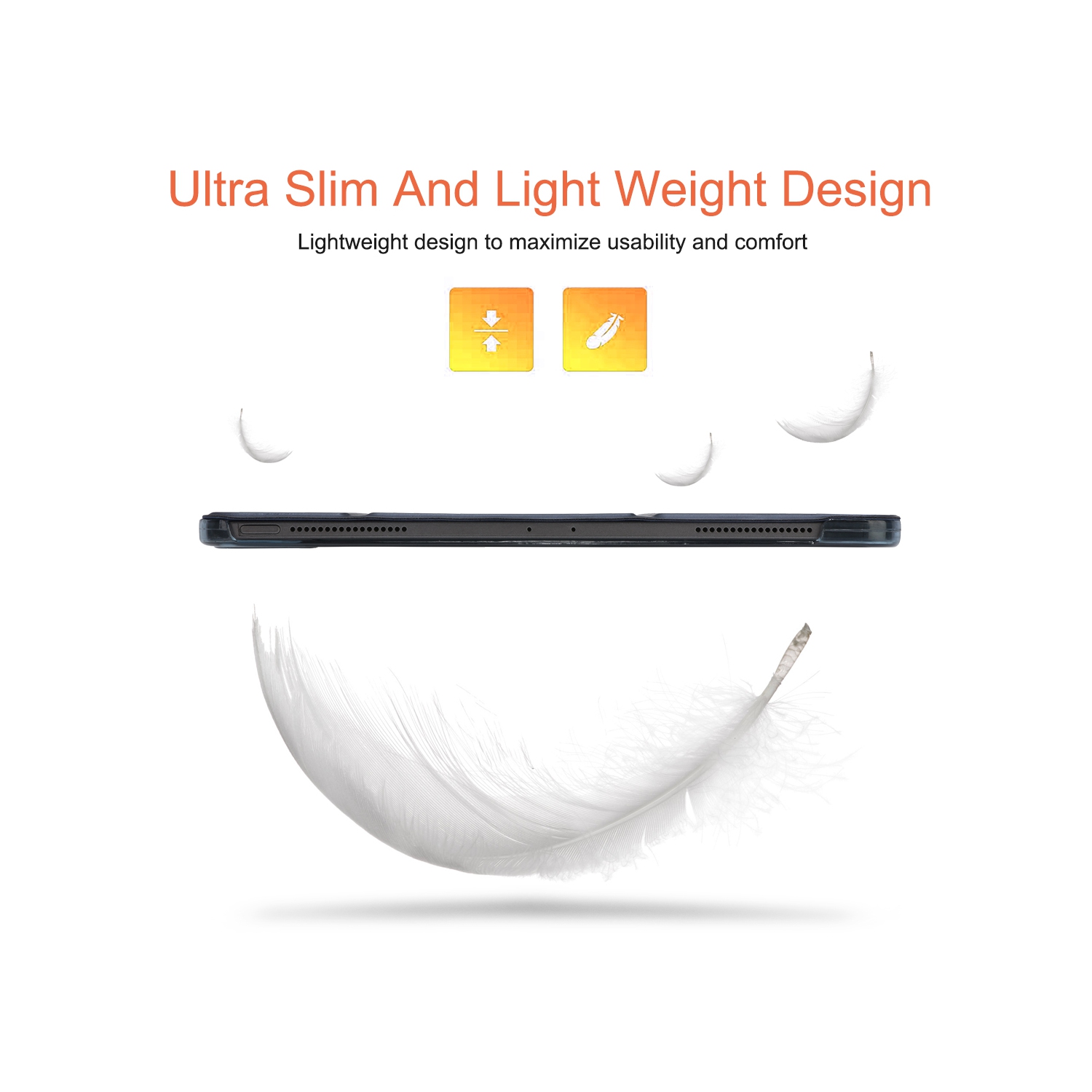 iPad Pro 12.9 Case 2022 2021 2020 2018, Slim Stand Hard Back Shell Smart Cover for iPad Pro 12.9 6th Generation 2022/ 5th Gen 2021/ 4th Gen 2020/ 3rd