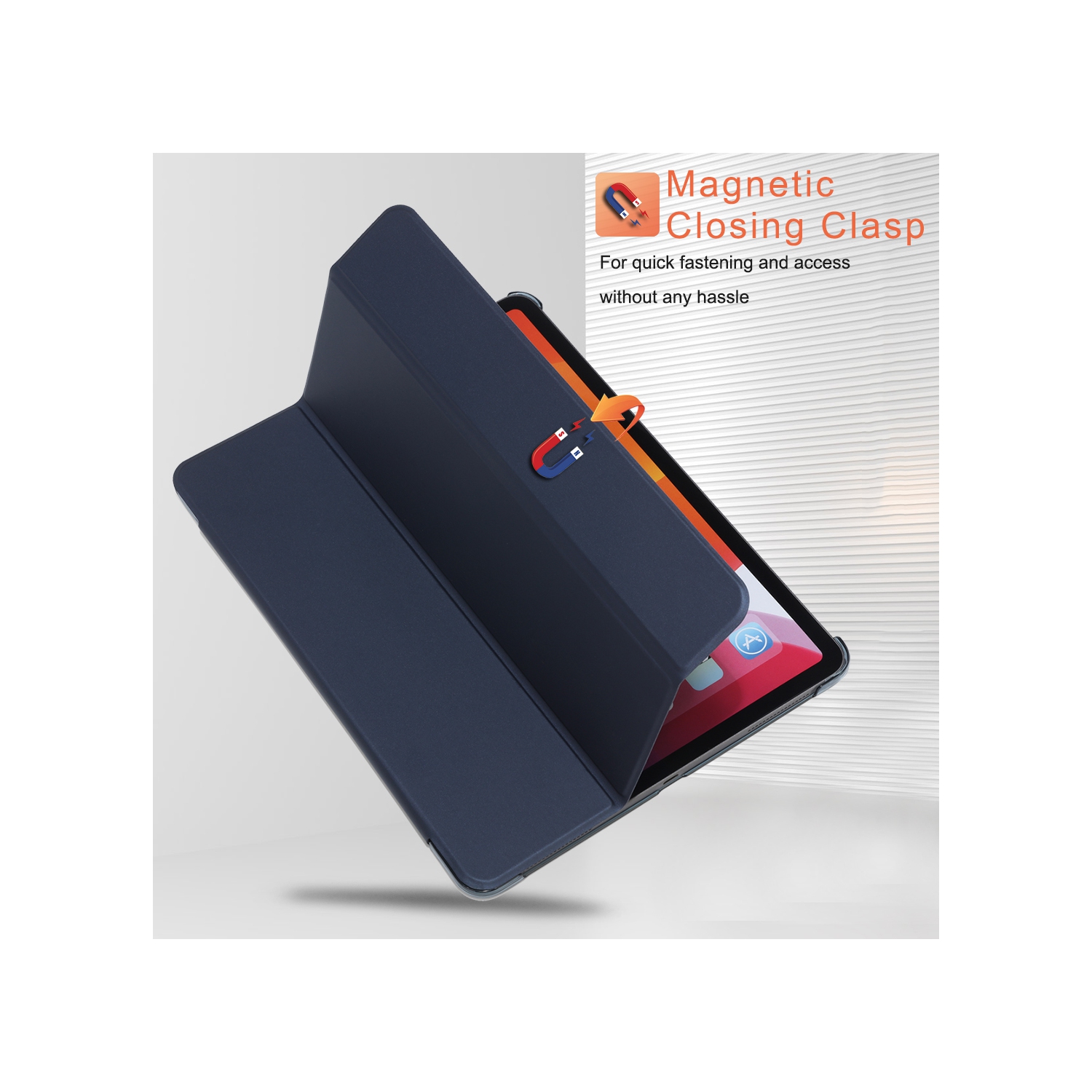 iPad Pro 12.9 Case 2022 2021 2020 2018, Slim Stand Hard Back Shell Smart Cover for iPad Pro 12.9 6th Generation 2022/ 5th Gen 2021/ 4th Gen 2020/ 3rd