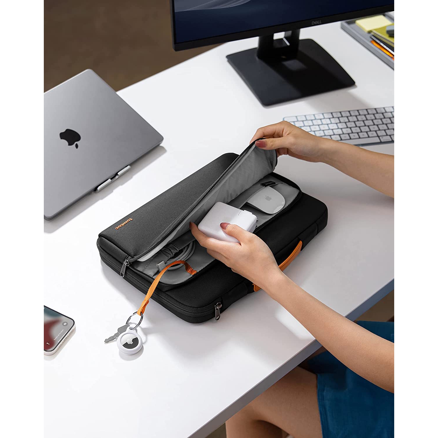 360 Protective Laptop Carrying Case for 13-inch MacBook Air M2/A2681 M1/A2337 2022-2018, MacBook Pro M2/A2686 M1/A2337 2022-2016, 13-inch Surface Pro