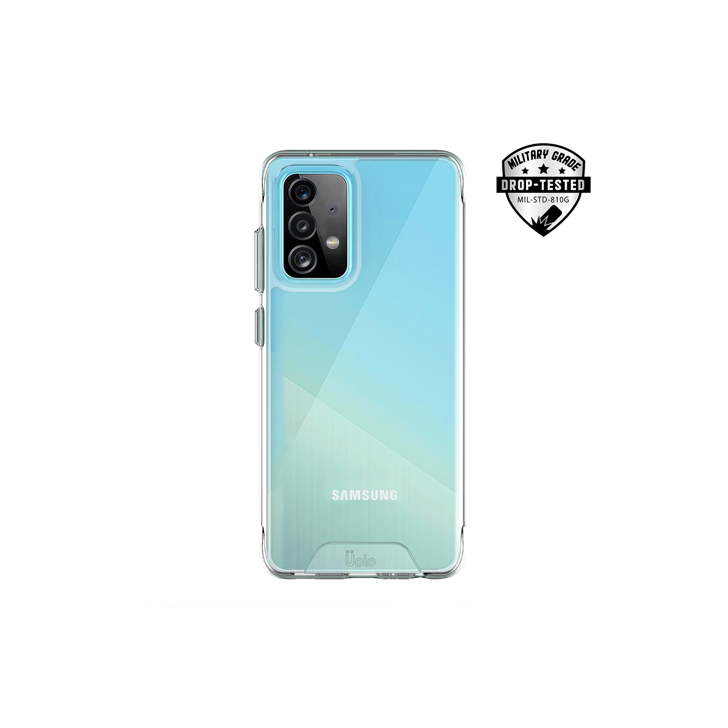 Uolo Soul+ Drop Rated Fitted Hard Shell Case for Samsung Galaxy A52 5G (4ft Drop Tested Slim Case) - Clear