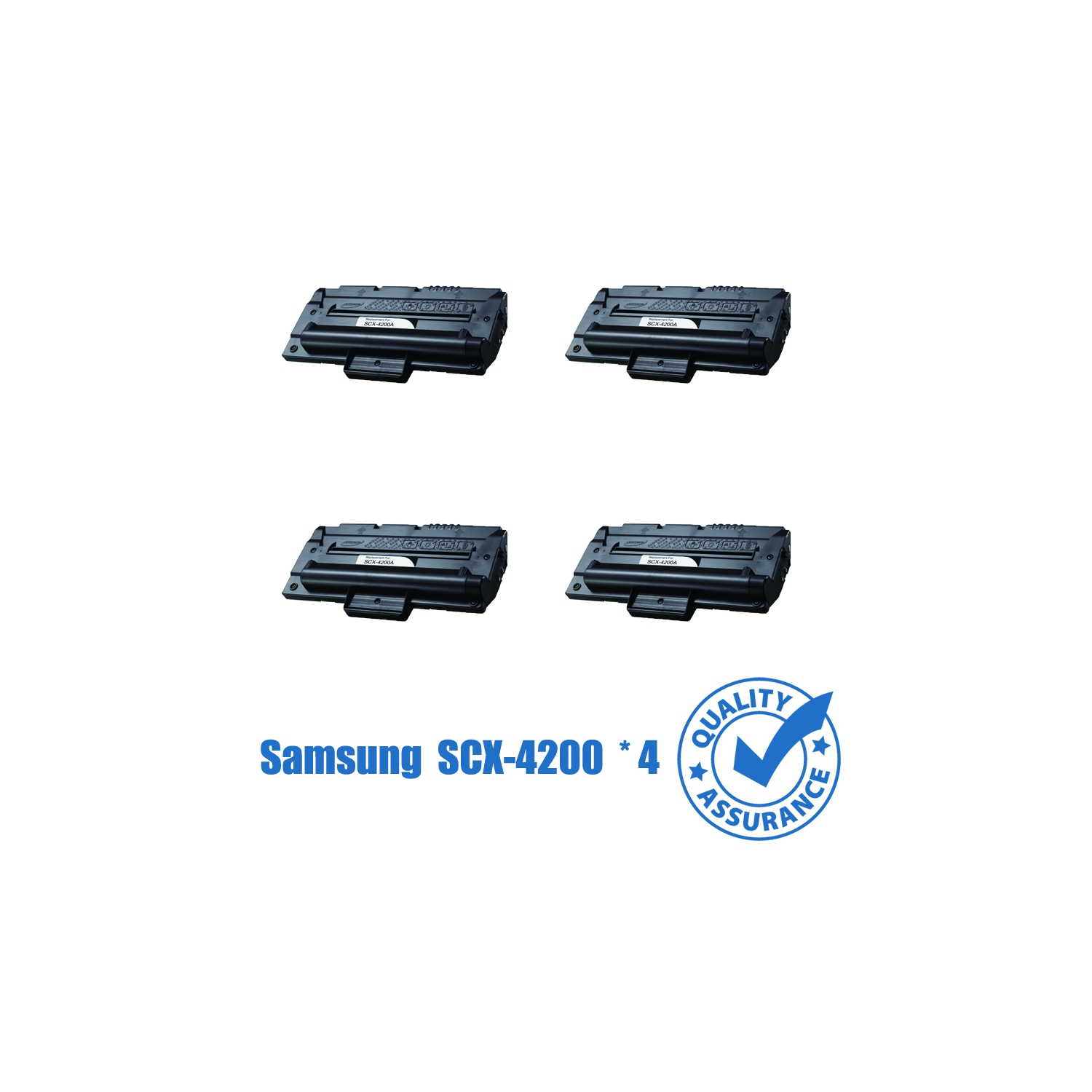 Printer Pro™ 4 Pack Samsung SCX-4200/SCX-D4200/4200/Samsung4200/samsung 4200 Black Toner Cartridge-Samsung Printer SCX-4200