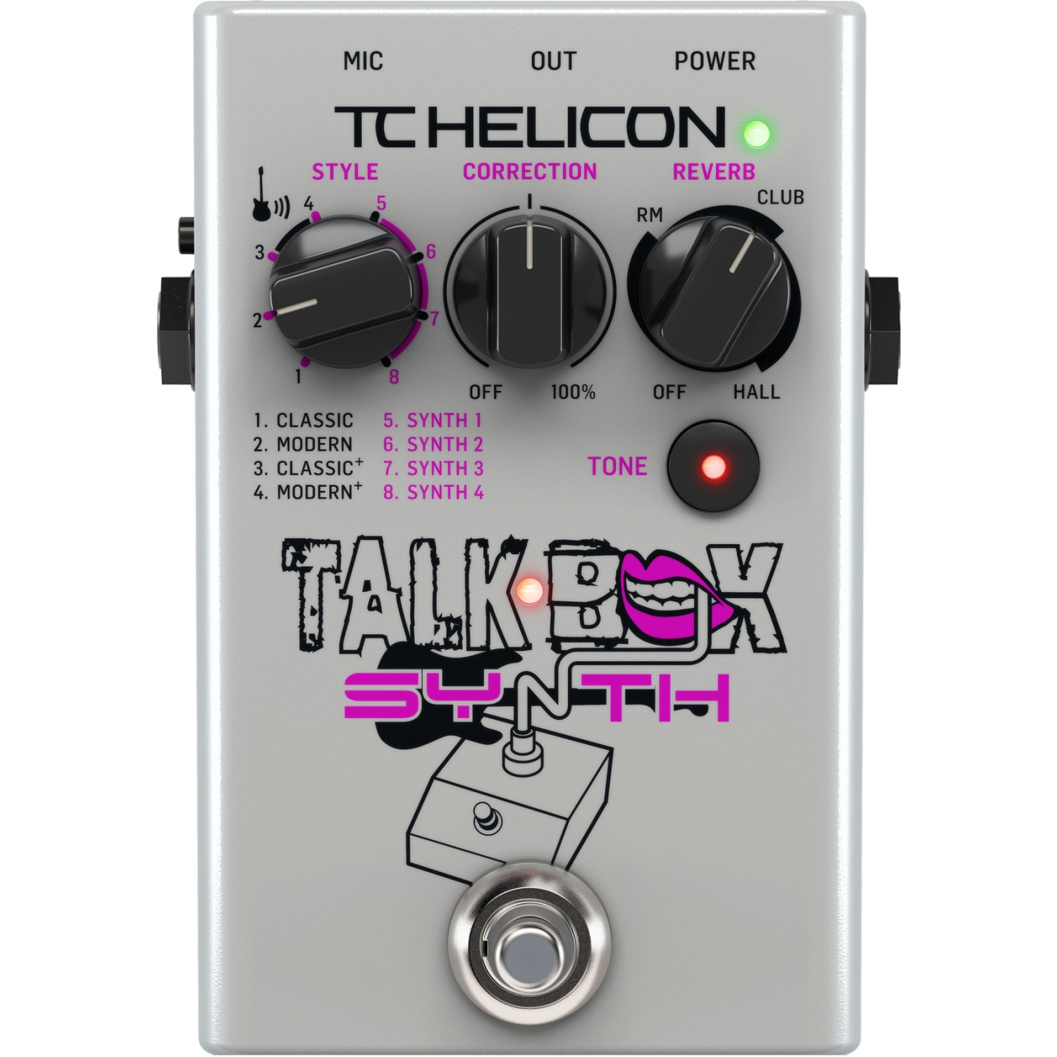 TC-Helicon Talkbox Synth - Guitar Talkbox Effects and Vocal Tone Pedal