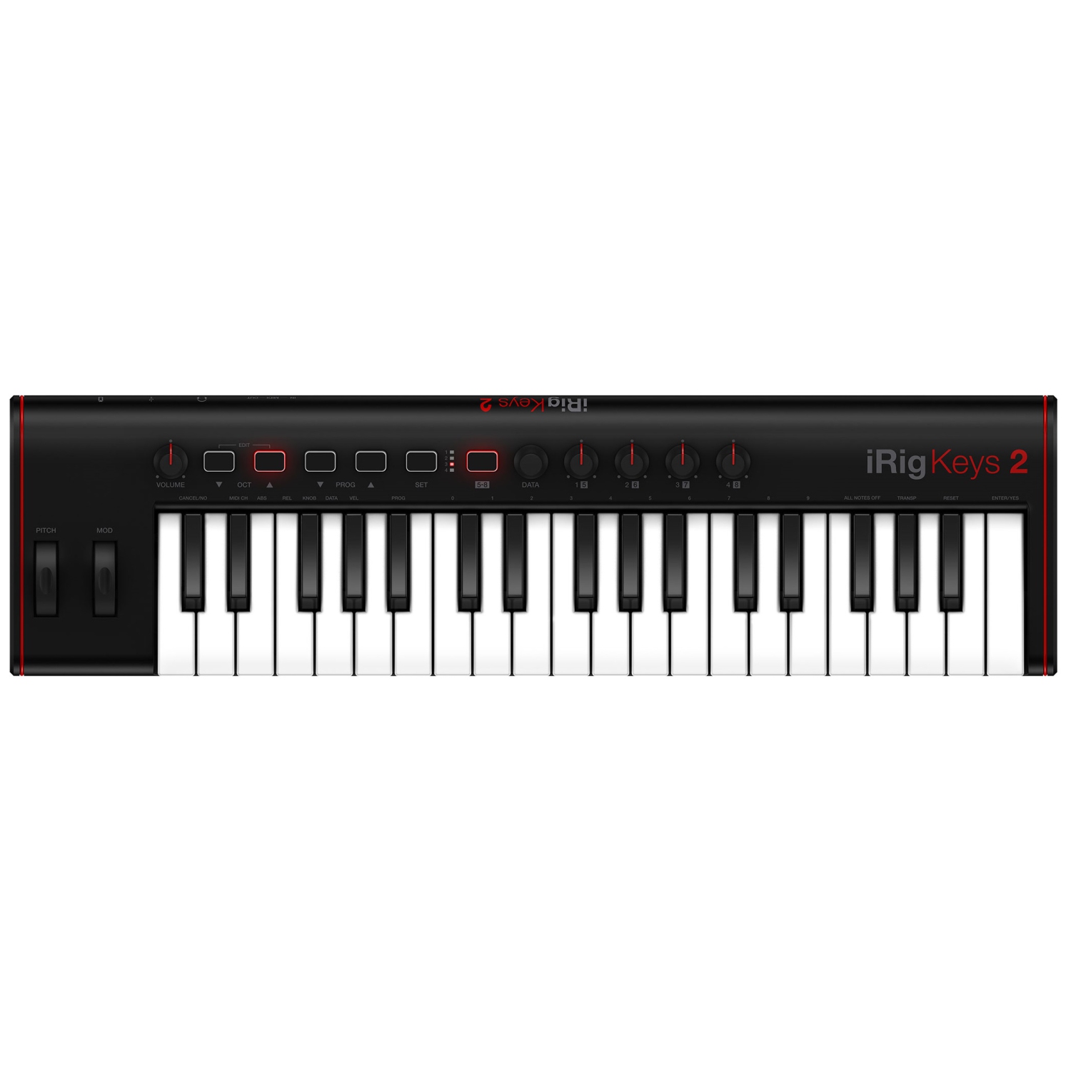 IK Multimedia iRig Keys 2 37-Key MIDI Controller for iOS/Mac/PC