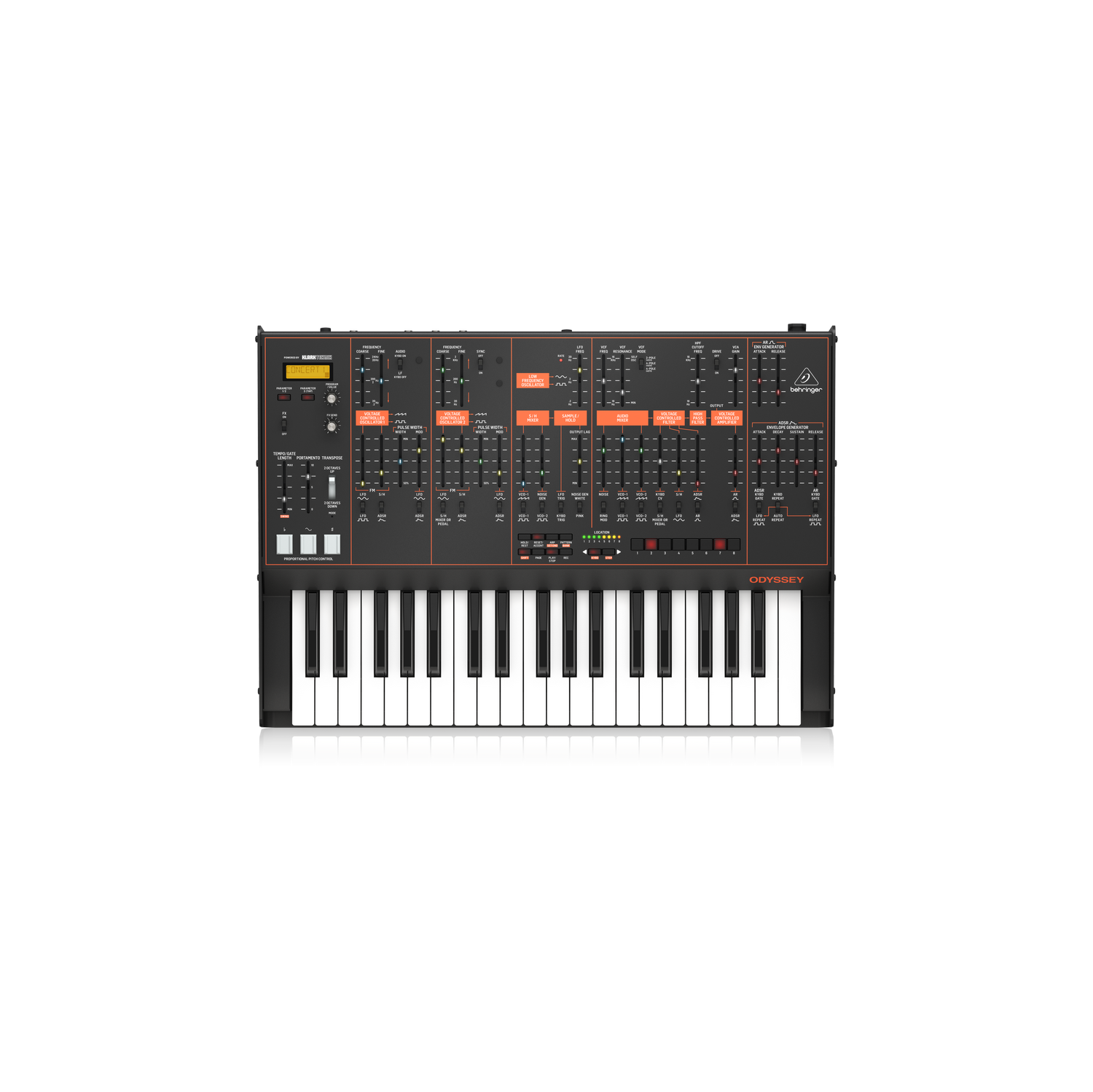 Synthétiseur analogique Duophonic à 37 touches Odyssey de Behringer
