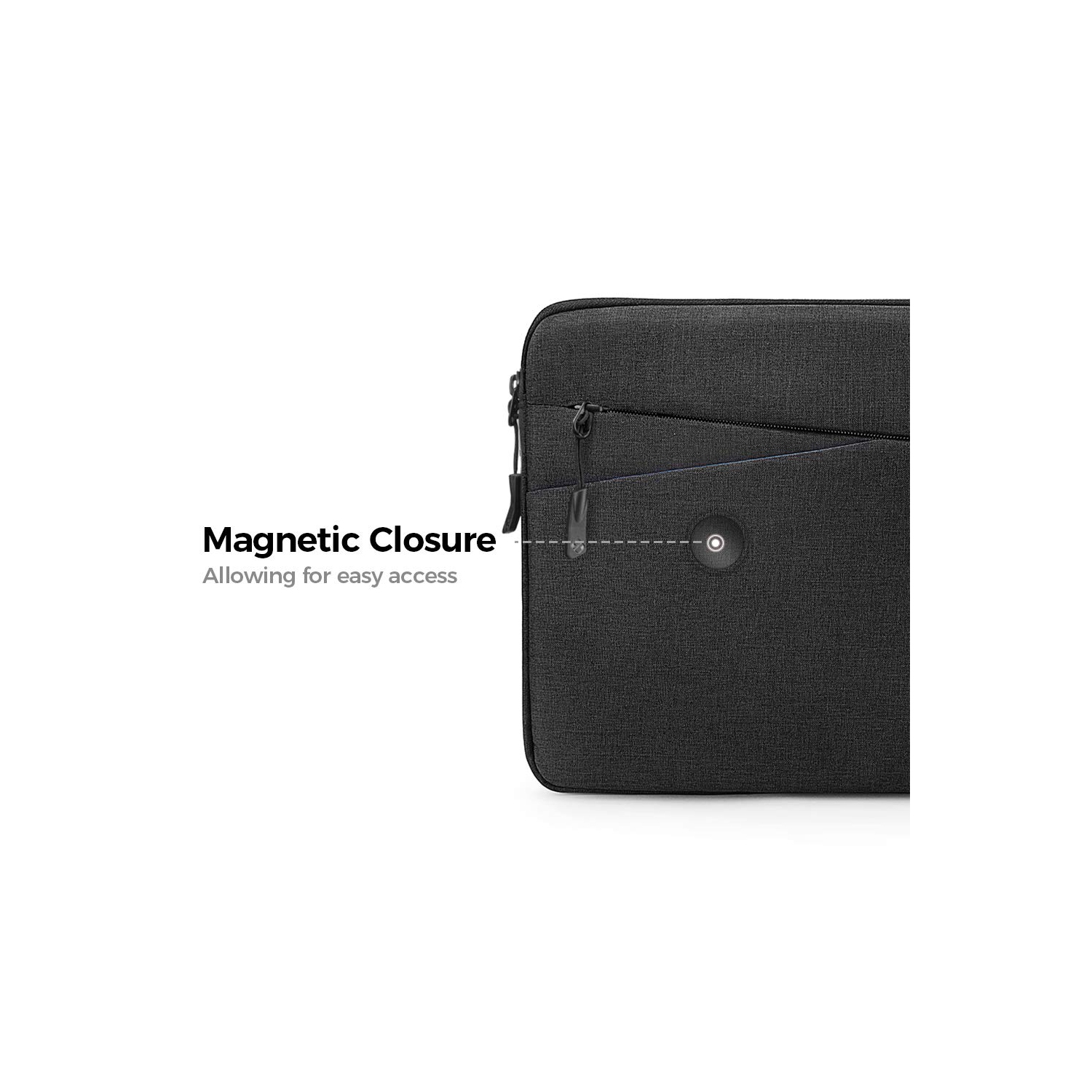 tomtoc Tablet Sleeve Bag for 11-inch New iPad Pro M1 5G 2021-2018/10.9-inch iPad Air 4/10.2-in iPad 8th/7th Gen/Su