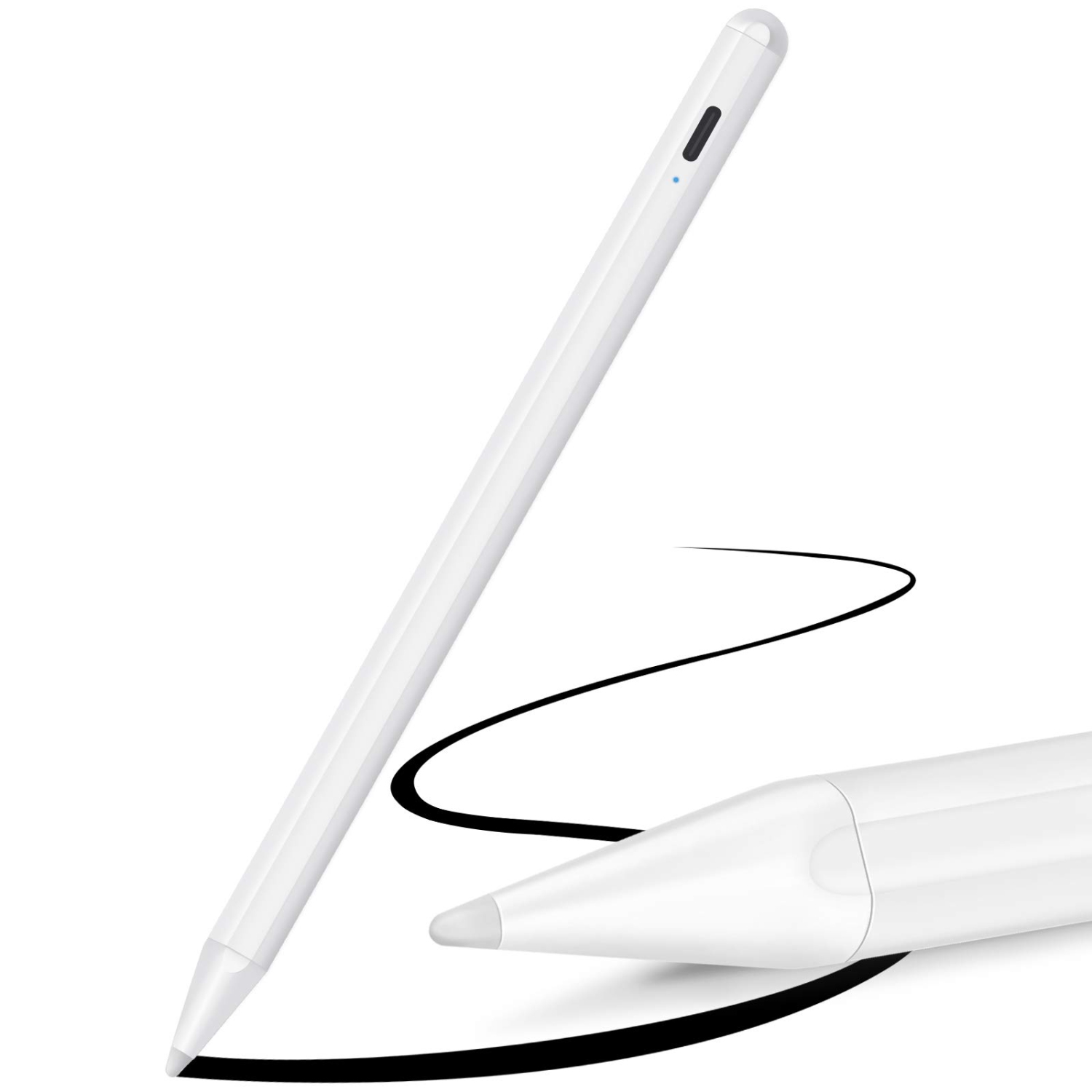 Stylus Pen for iPad with Palm Rejection, Active Stylus Pencil Compatible with Apple iPad Pro 11/12.9 Inch, iPad