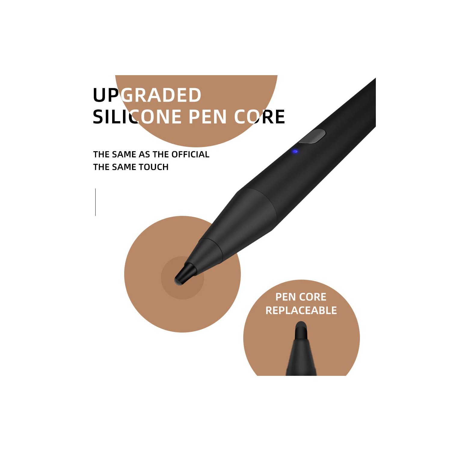 AWINNER Stylus Pens for Touch Screens, Fine Point Stylist Pen Pencil Compatible with Apple iPad 9.7-inch