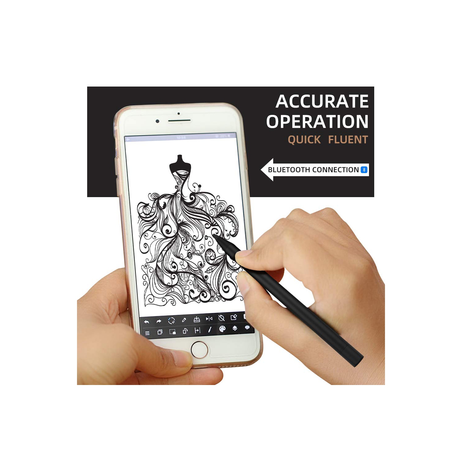 AWINNER Stylus Pens for Touch Screens, Fine Point Stylist Pen Pencil Compatible with Apple iPad 9.7-inch