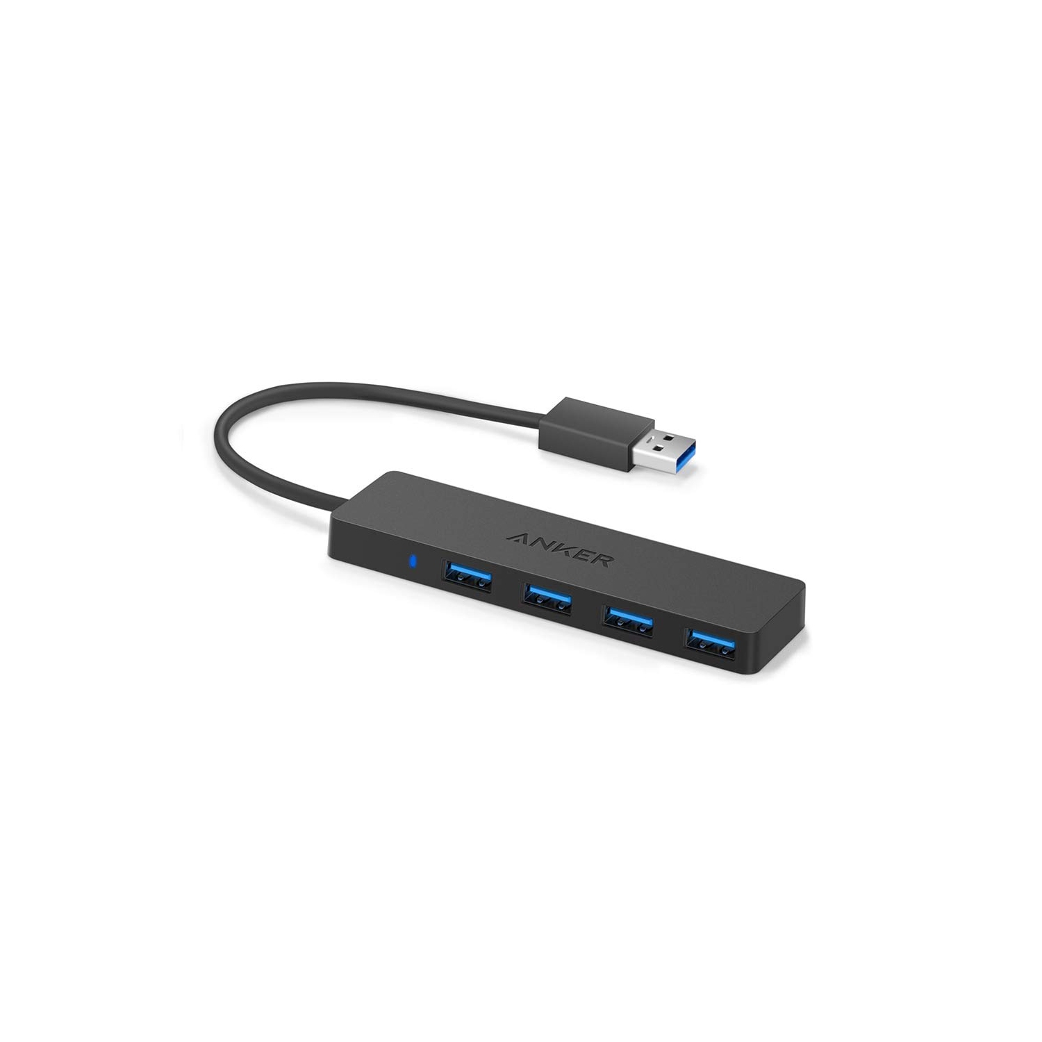 Anker 4-Port USB 3.0 Ultra Slim Data Hub for MacBook, Mac Pro/Mini, iMac, Surface Pro, XPS, Notebook PC, USB Flash Drives, M