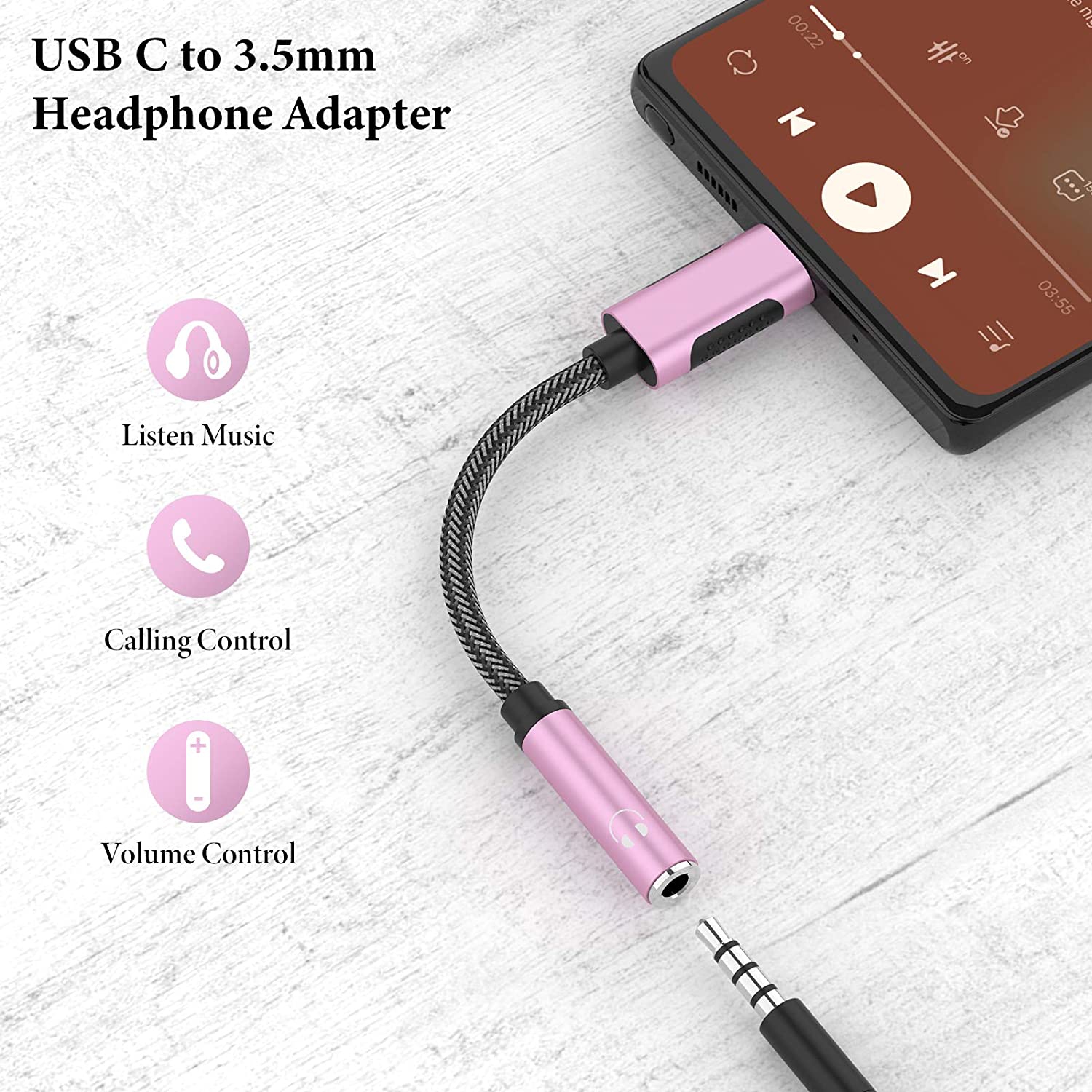 Écouteurs USB C pour Samsung S21 Ultra, APETOO Type C avec