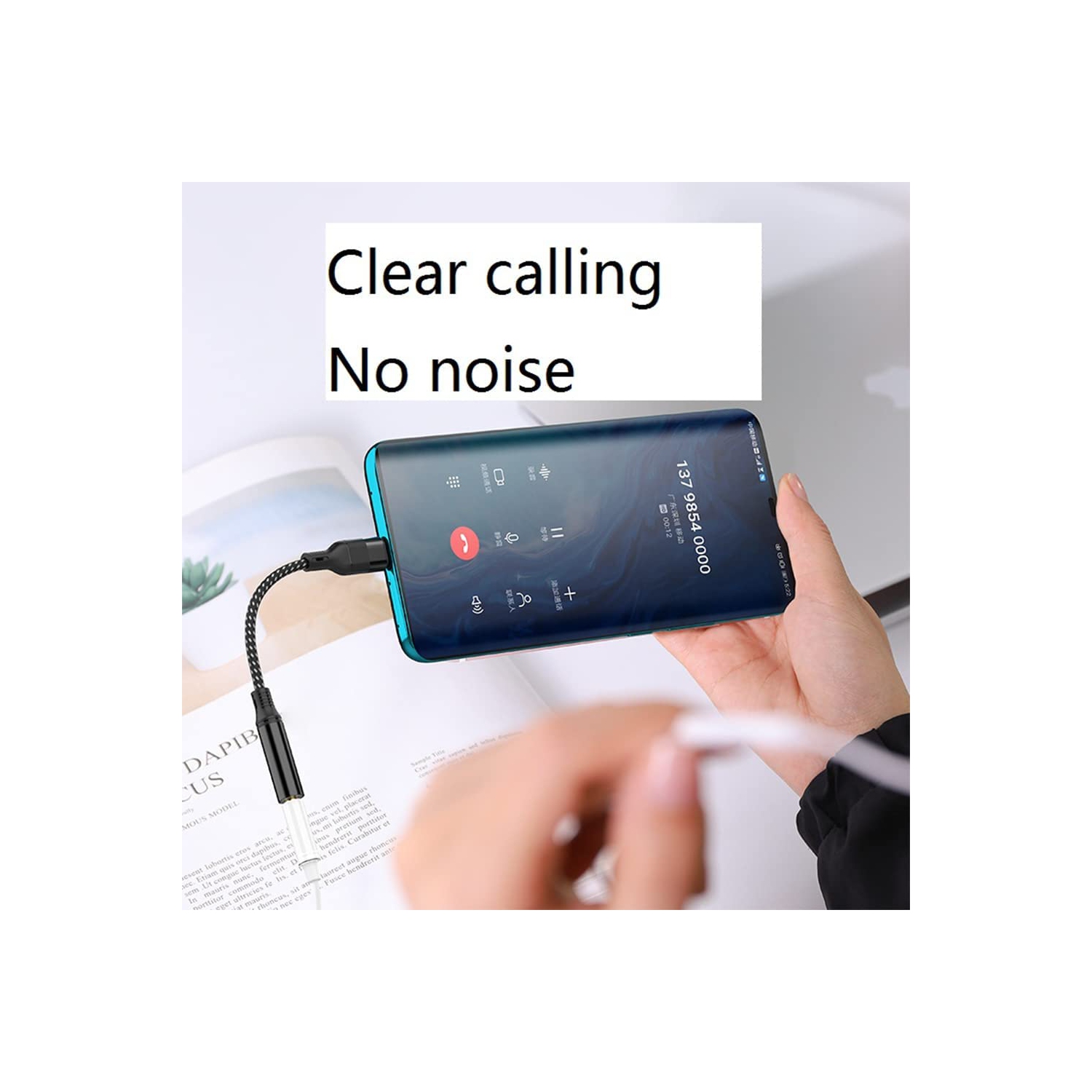 Câble adaptateur USB C à 3,5&nbsp;mm prise pour écouteurs de Navor, adaptateur convertisseur audio-C vers auxiliaire compatible avec le Galaxy S22