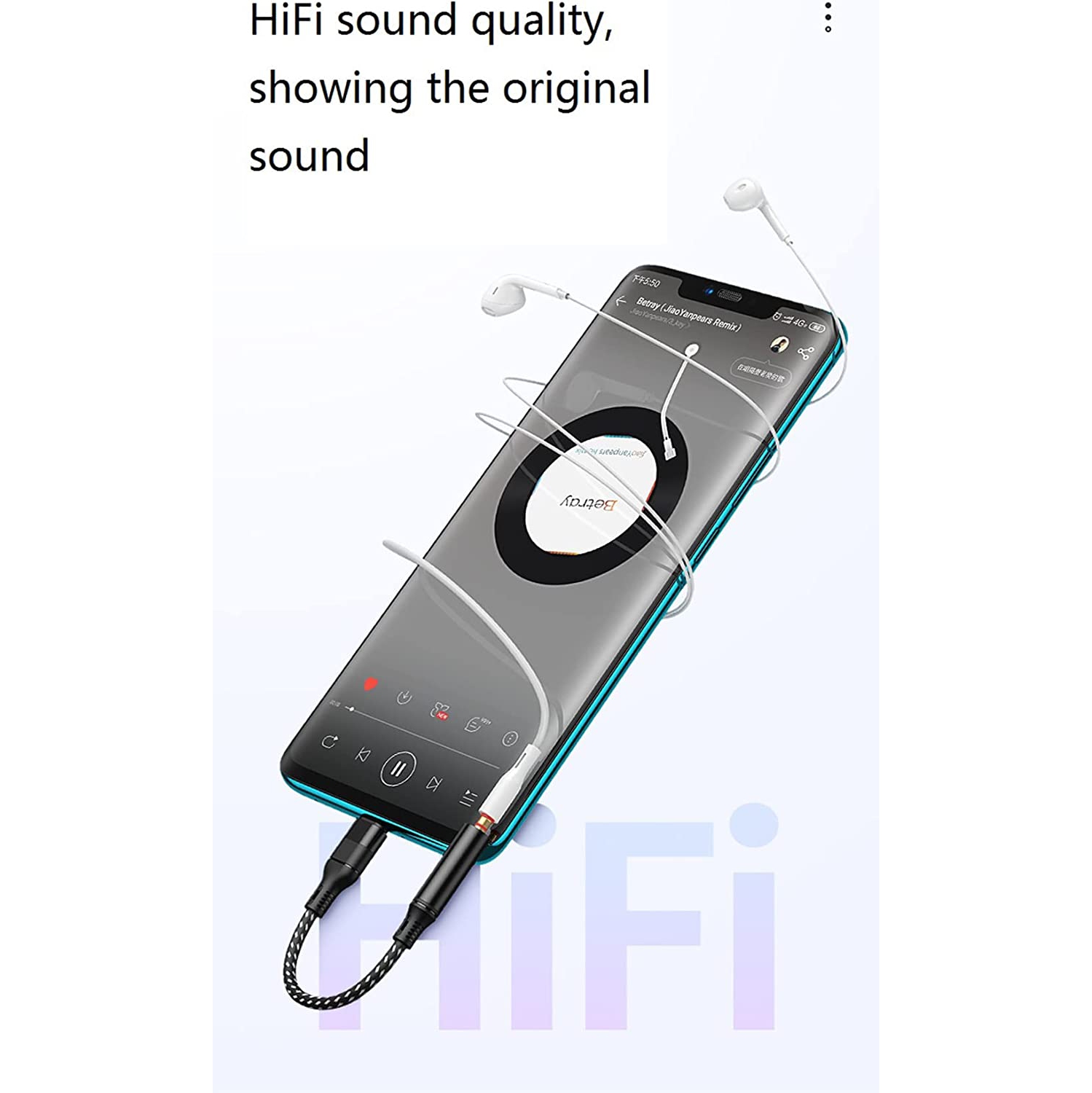 Câble adaptateur USB C à 3,5&nbsp;mm prise pour écouteurs de Navor, adaptateur convertisseur audio-C vers auxiliaire compatible avec le Galaxy S22