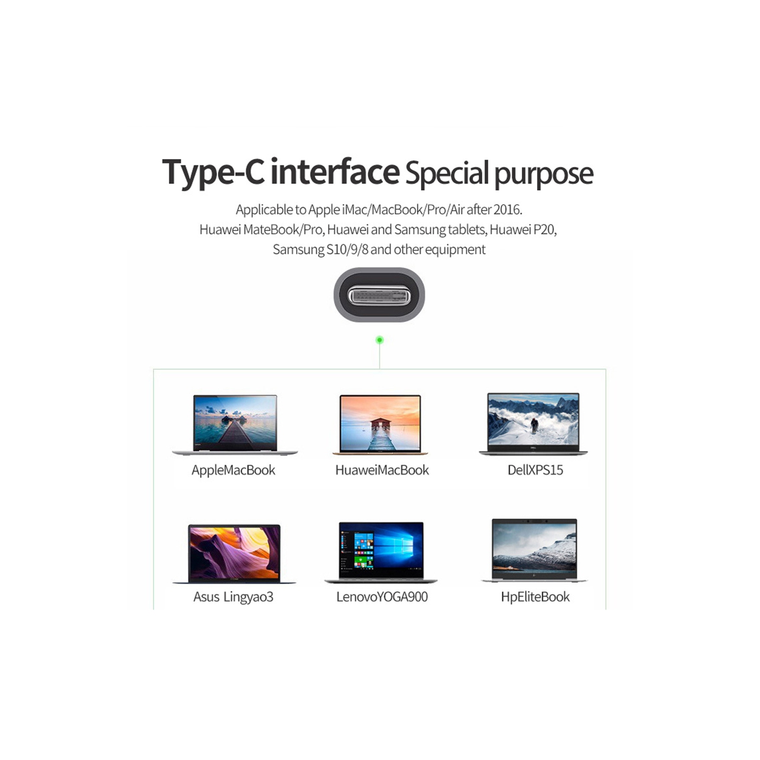 Concentrateur USB-C, adaptateur USB-C 8-en-1 de Vilcome avec HDMI 4K, Ethernet 1&nbsp;Gb/s, 3 ports USB 3,0, alimentation 87&nbsp;W, lecteur de