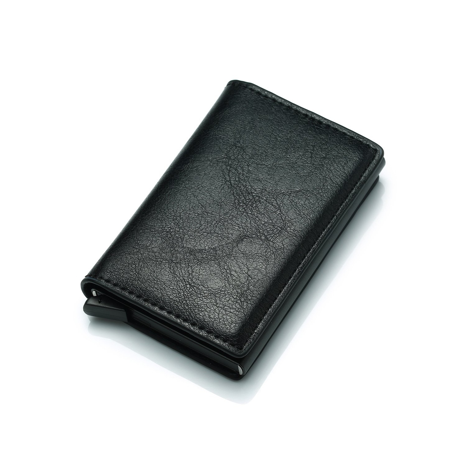 Porte-cartes RFID porte-cartes professionnelles mince/porte-cartes professionnelles/cartes de crédit minimaliste/étui/cuir polyuréthane dans une