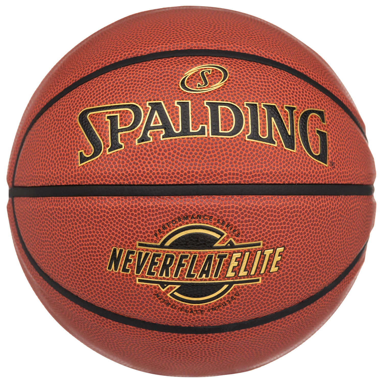 Spalding Neverflat Elite Size 7 (29.5") Basketball