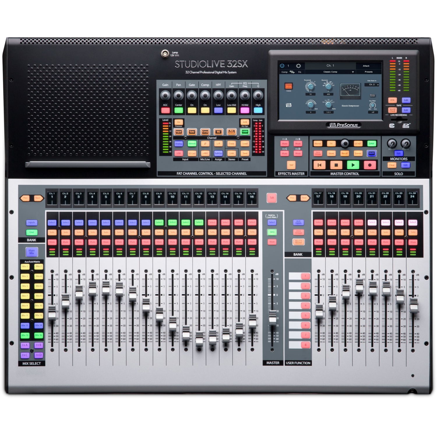 PreSonus STUDIOLIVE-32SX Series 3 S 32-Channel Compact Digital Mixer / Recorder / Interface