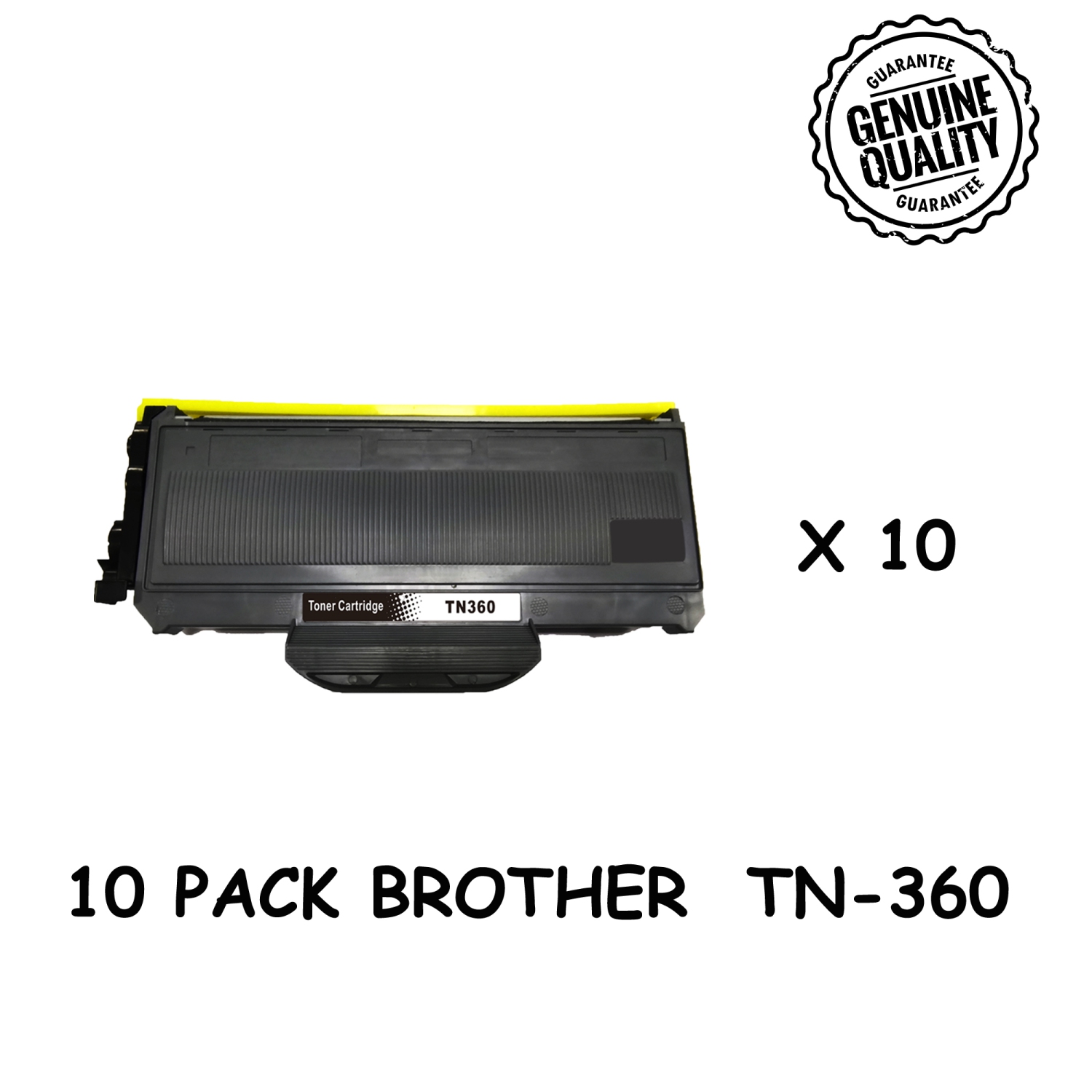 Bestoner™ 10 PK Brother TN360/TN-360/tn360/tn 360 Compatible Black Toner Cartridge Brother DCP-7030/7040/7045N HL-2140/2150/2170