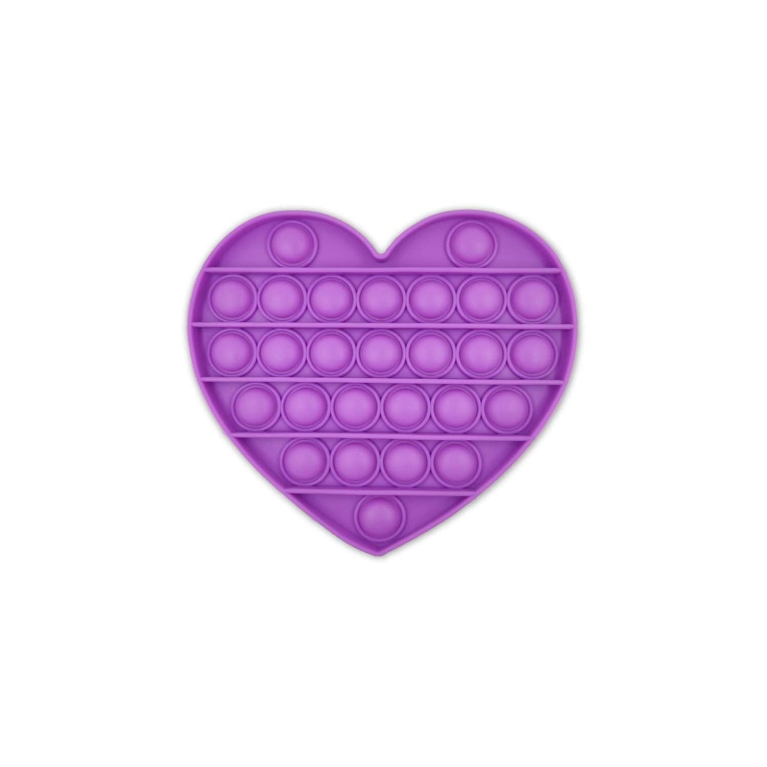 Purple Heart Push Pop Bubble Fidget Toy [Toys, Ages 3+]