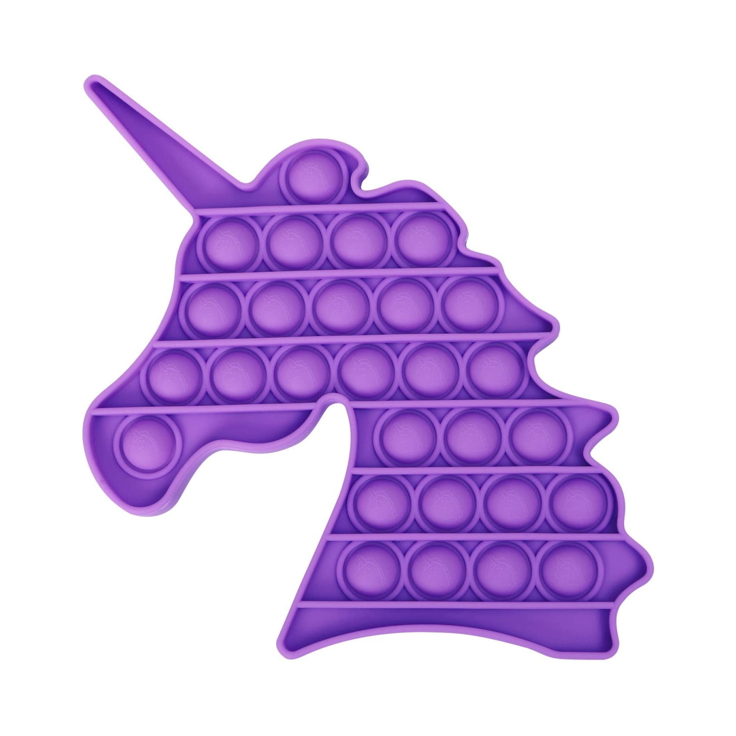 Purple Unicorn Push Pop Bubble Fidget Toy [Toys, Ages 3+]