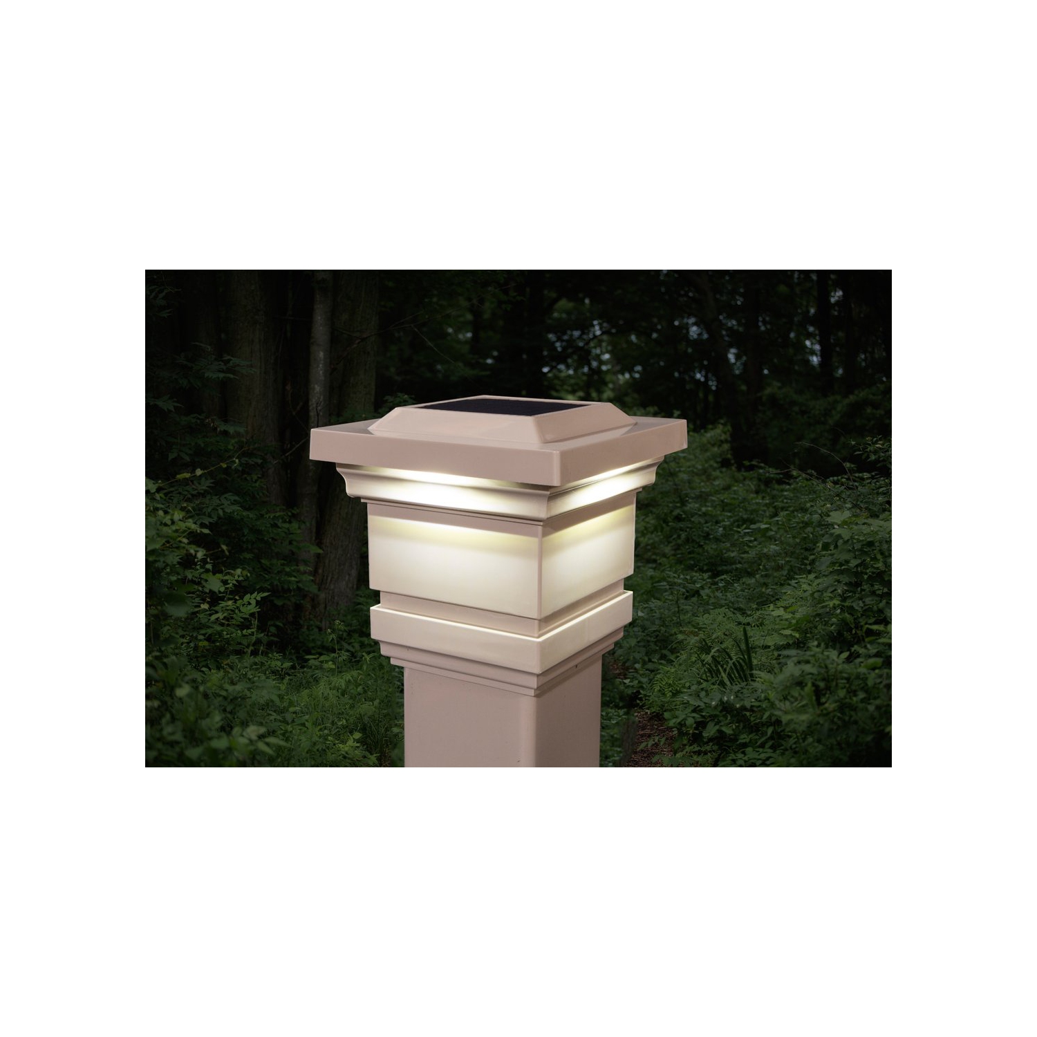 Classy Caps 4x4 Tan PVC Classy Solar Post Cap SLO74T