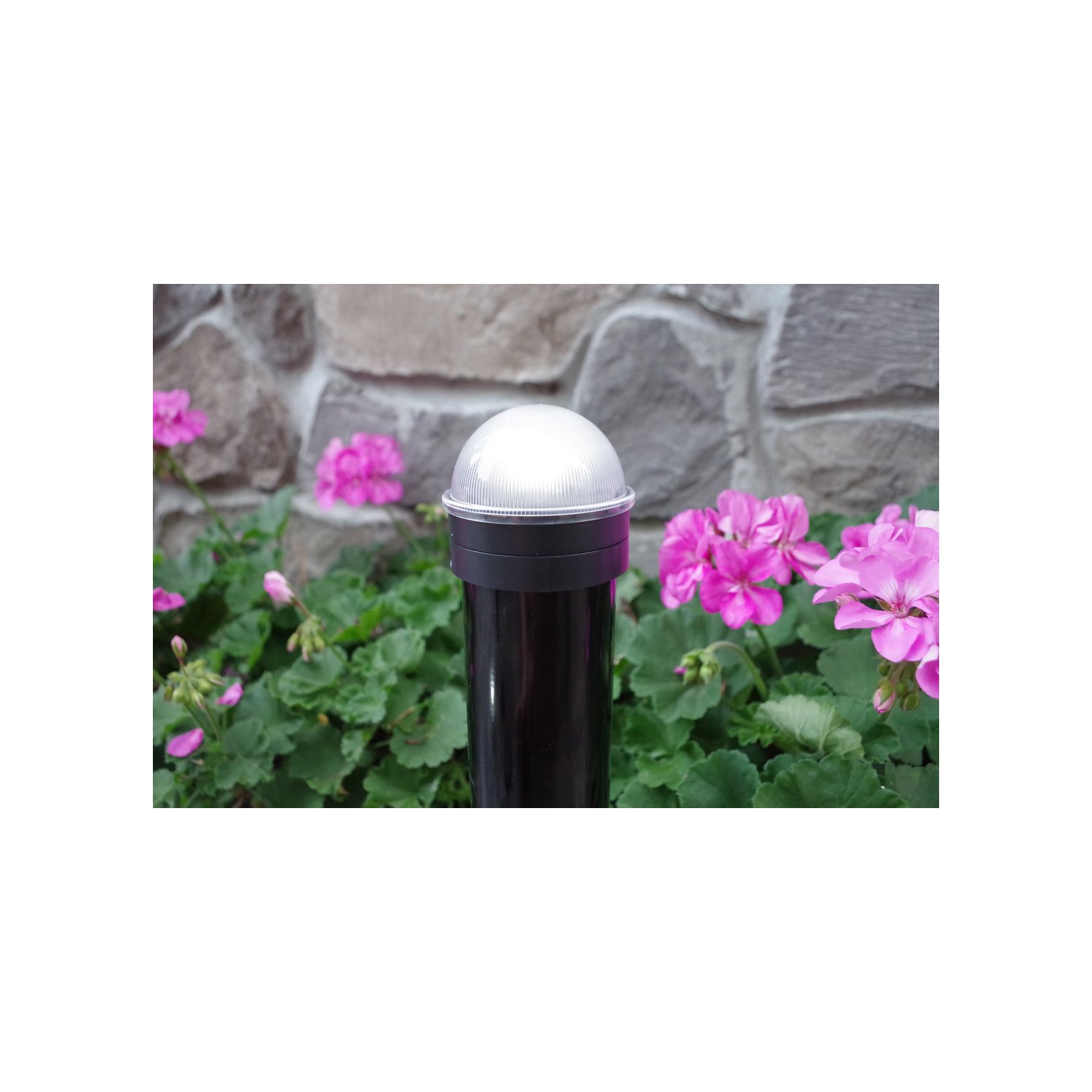 Classy Caps Black Chainlink Summit Solar Post Cap CH2233B