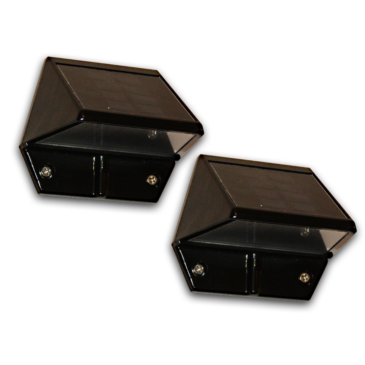 Classy Caps Black Aluminum Deck & Wall Light SL178 (2 Pack)