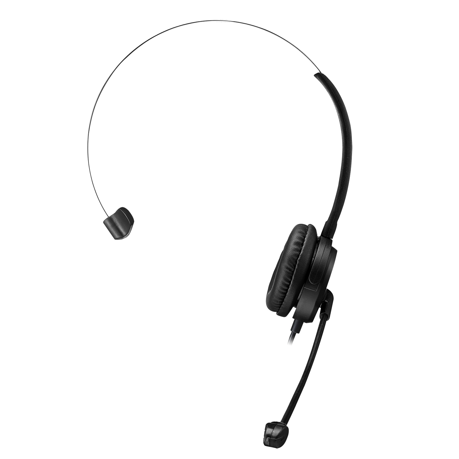 Adesso Xtream P1 Single-Sided Headset with Mic - Black -