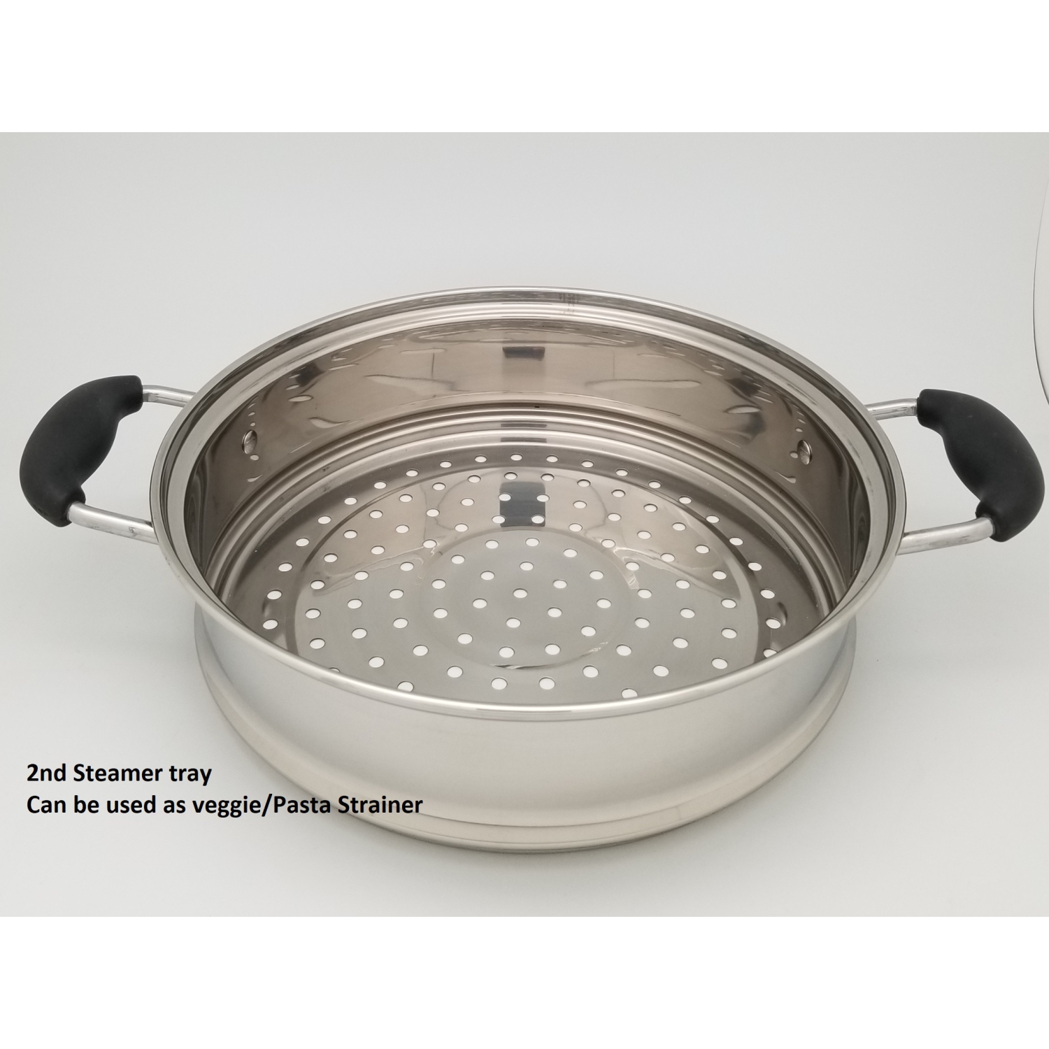 Sunwealth Étuveuse pour conserve à trois niveaux, en acier inoxydable de 26 cm de diamètre.