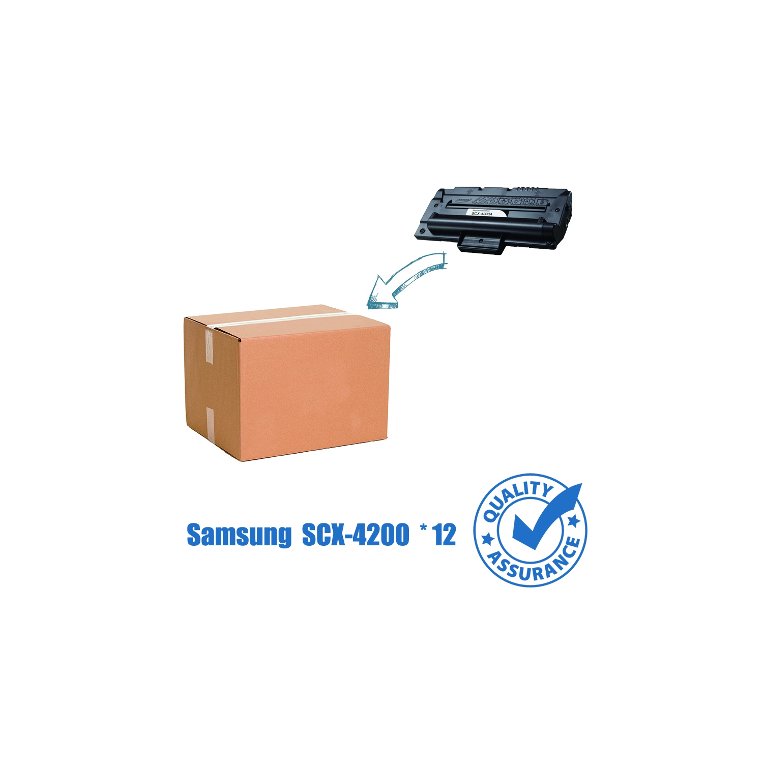 Printer Pro™ 12 Pack Samsung SCX-4200/SCX-D4200/4200/Samsung4200/samsung 4200 Black Toner Cartridge-Samsung Printer SCX-4200