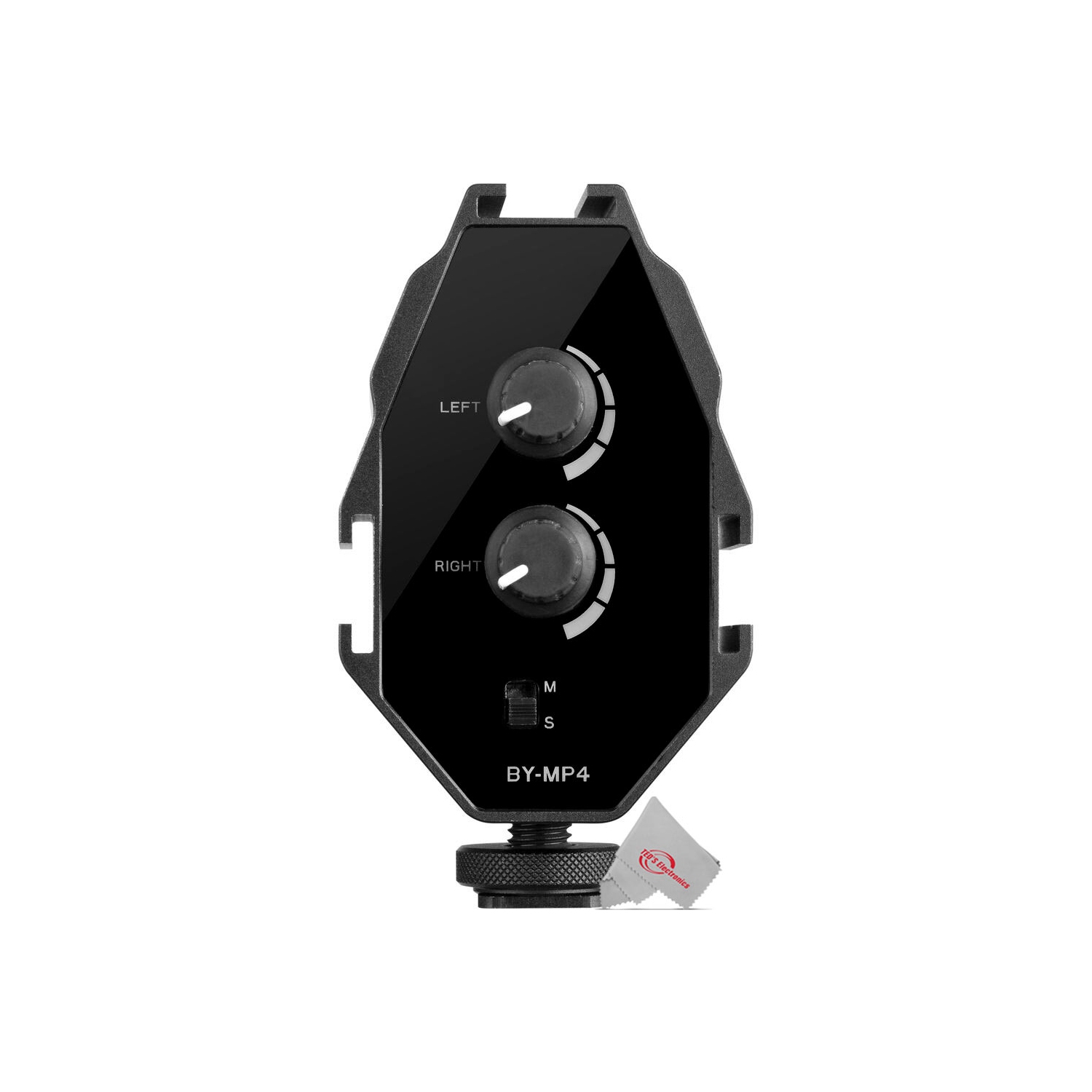 Adaptateur audio à deux canaux XM-AD3 de Vidpro pour appareils photo, caméscopes et téléphones intelligents