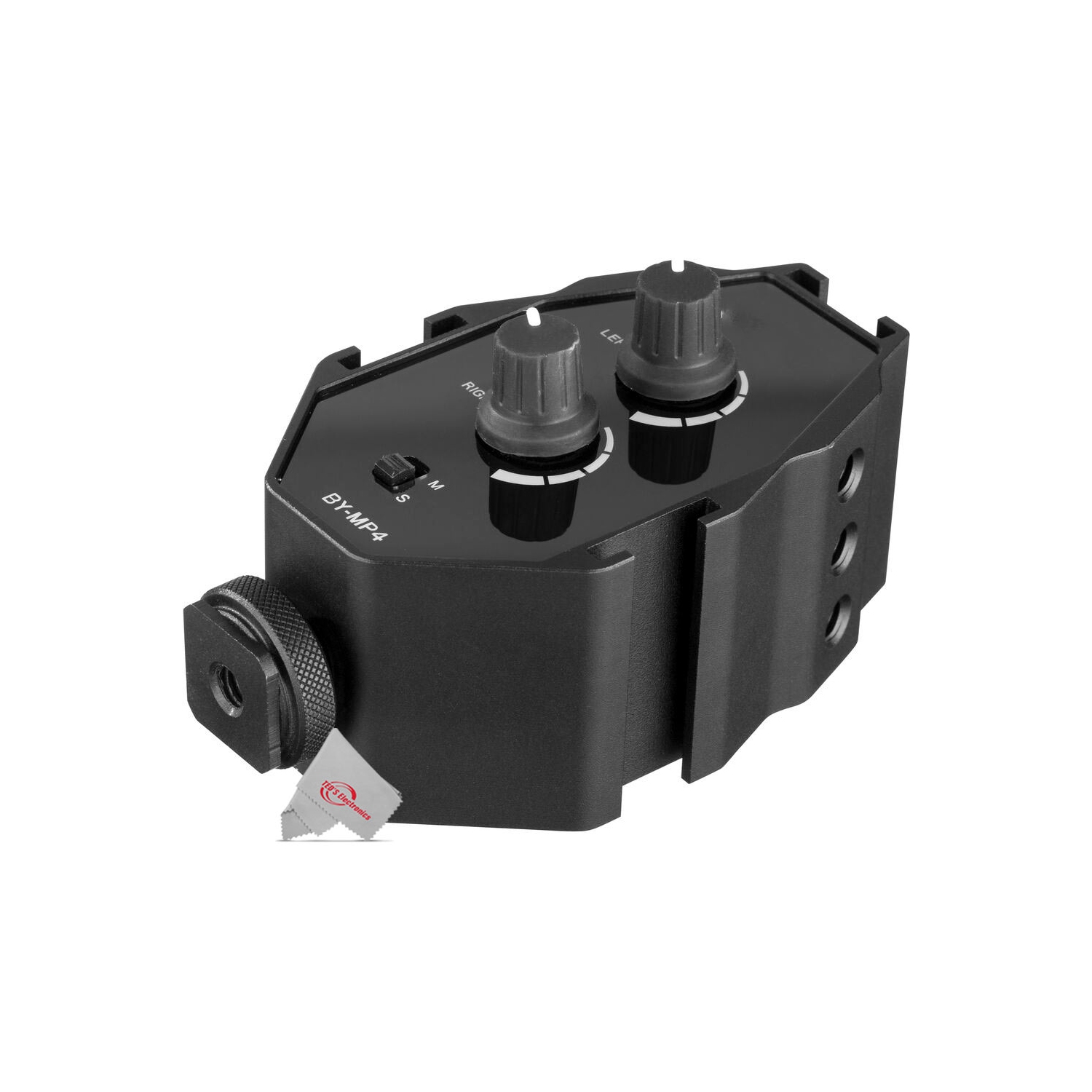 Adaptateur audio à deux canaux XM-AD3 de Vidpro pour appareils photo, caméscopes et téléphones intelligents