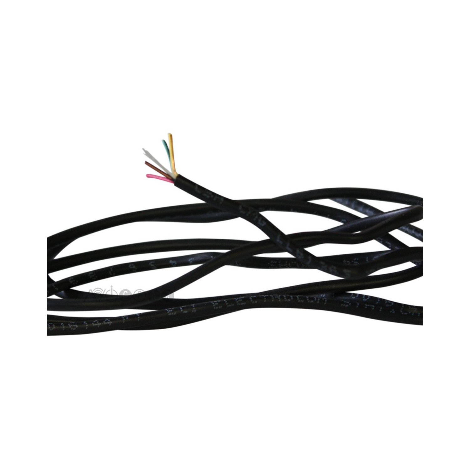 Câble d’alarme quadruple noir à 4 conducteurs calibre 22 AWG de Truarmé
