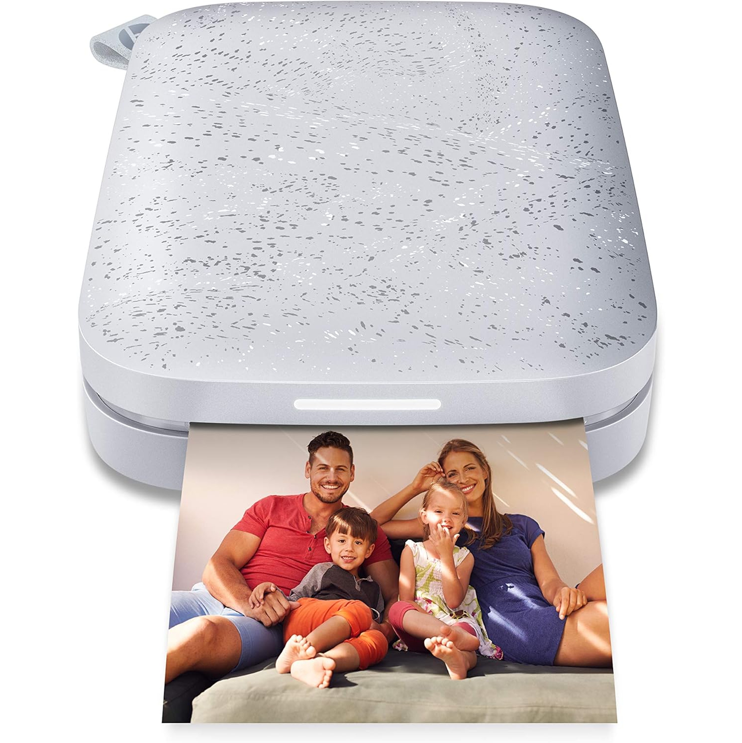 HP Sprocket Portable 2x3" Instant Photo Printer Zink Paper Bundle, Luna Pearl