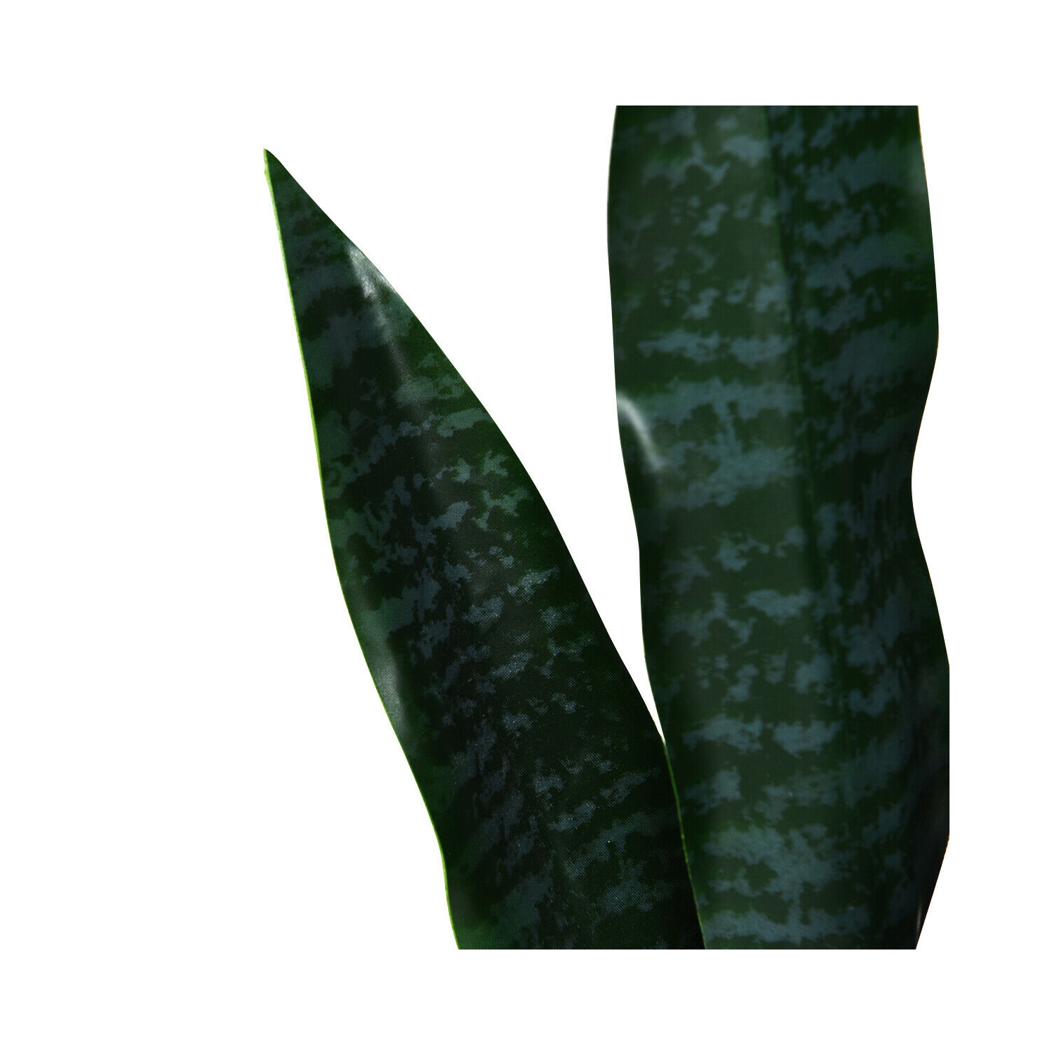 Gymax Artificial Snake Plant 35.5" Fake Sansevieria Indoor-Outdoor Decoration Green