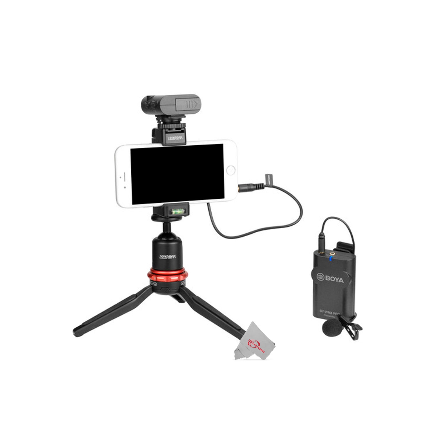 Système de micro-cravate sans fil Omni DE Boya BY-WM4 PRO pour appareil photo numérique