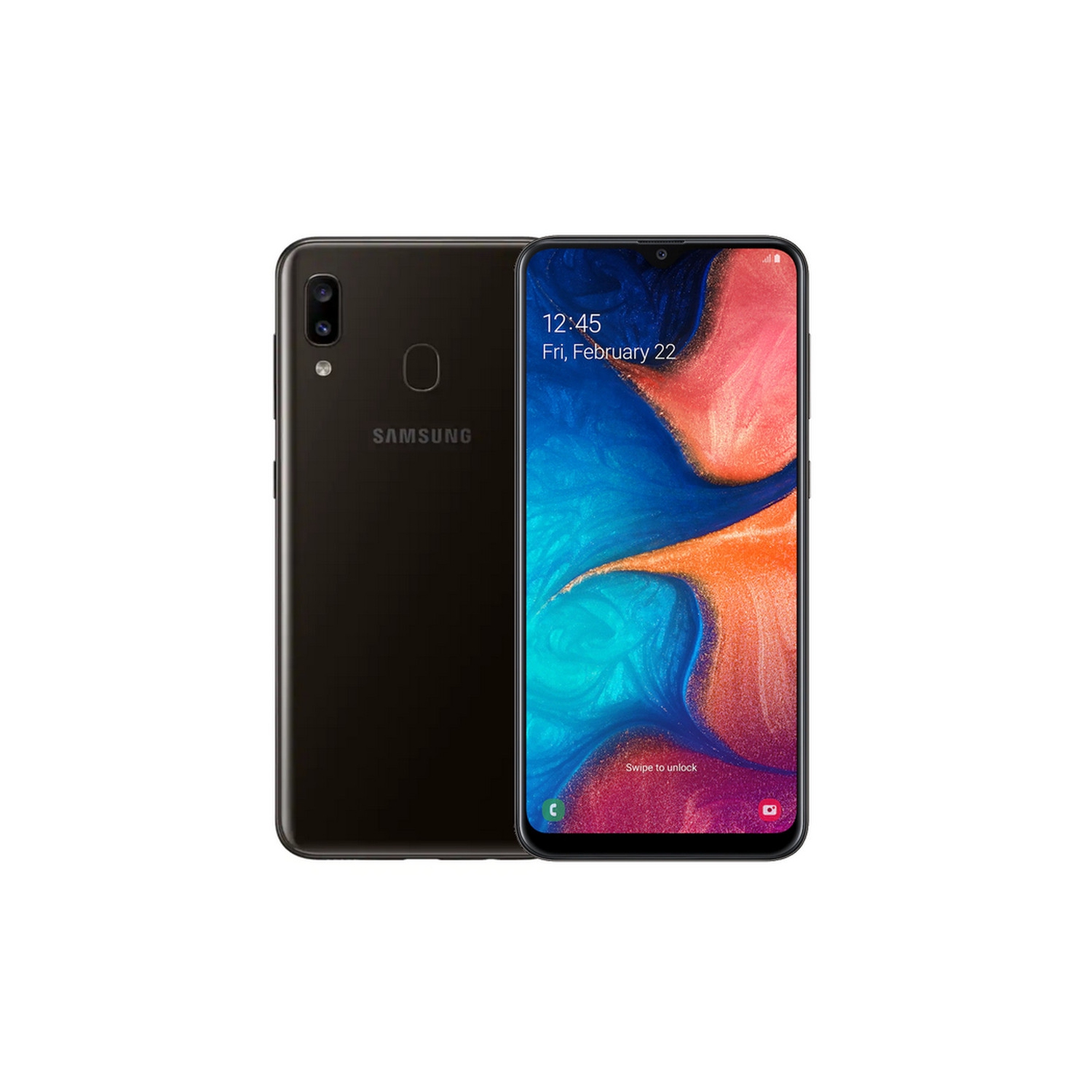 Samsung Galaxy A20 | Grade A+ | Unlocked | Black | 32GB | 6.4 in
