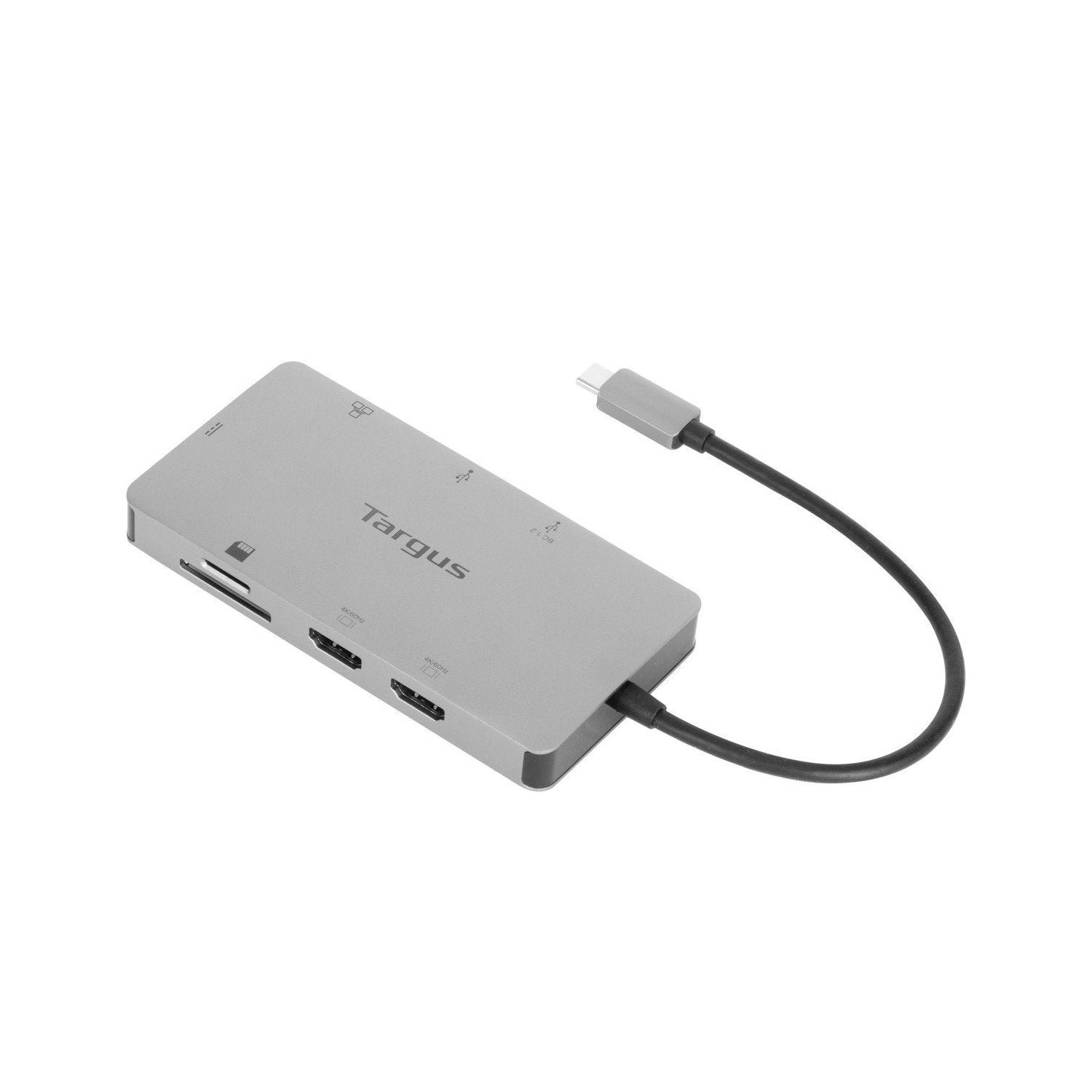 Station d'accueil USB-C à deux ports HDMI 4K de Targus - Argenté