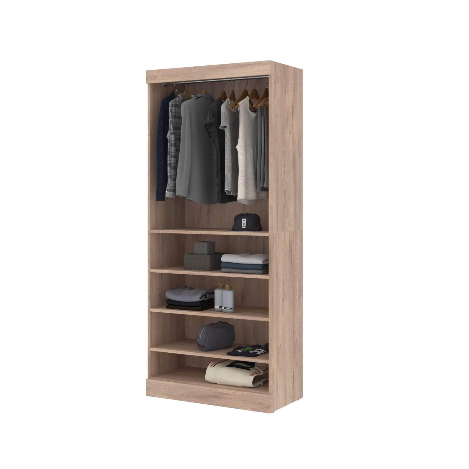 Pur 36" Closet Organizer Storage Unit - Rustic Brown