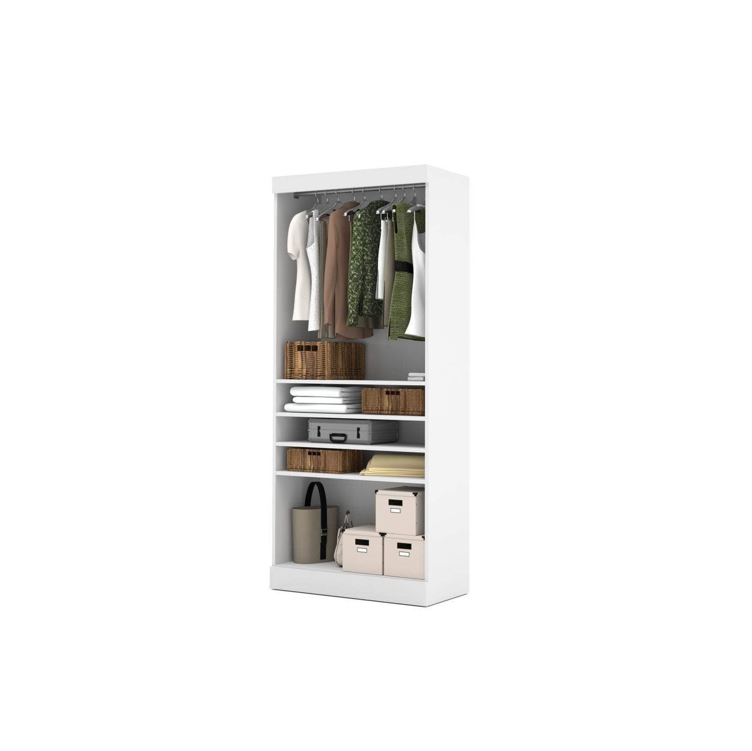 Pur 36" Closet Organizer Storage Unit - White