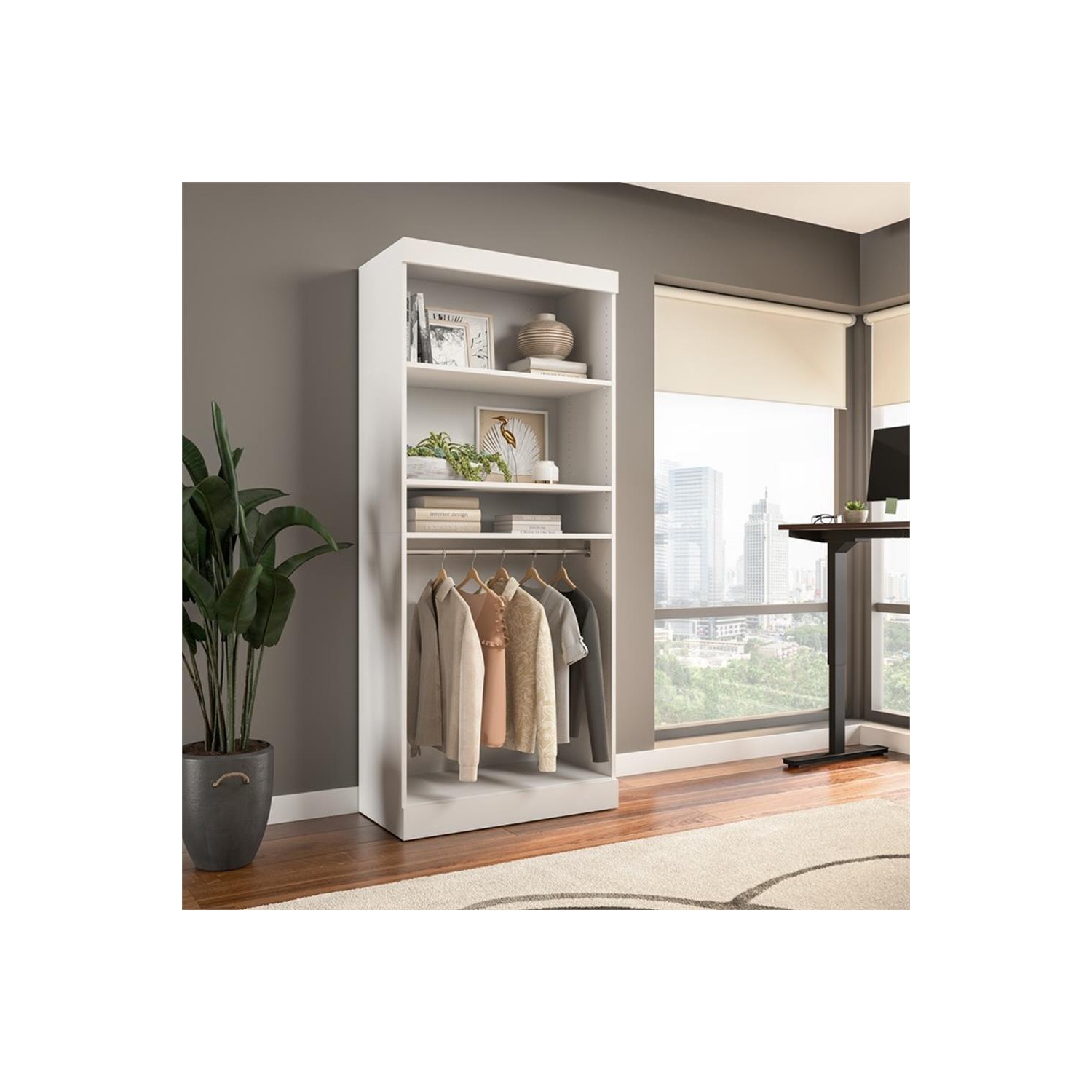 Pur 36" Closet Organizer Storage Unit - White